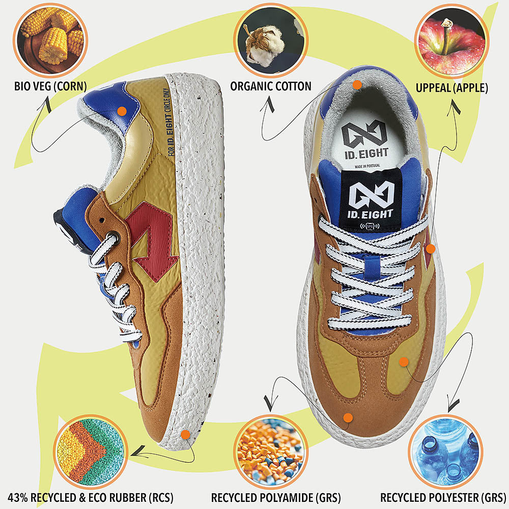 id-eight-uriduri-mustard-veganer-urban-skate-sneaker image 4