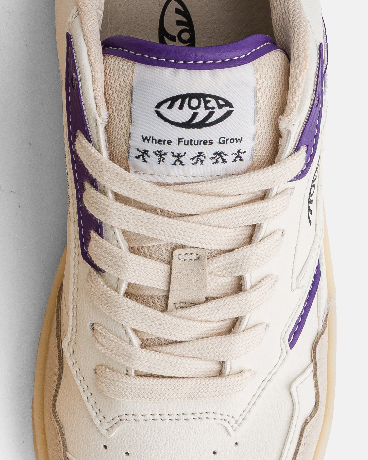 moea-origin-low-vegane-sneaker-beige-purple-orange image 3
