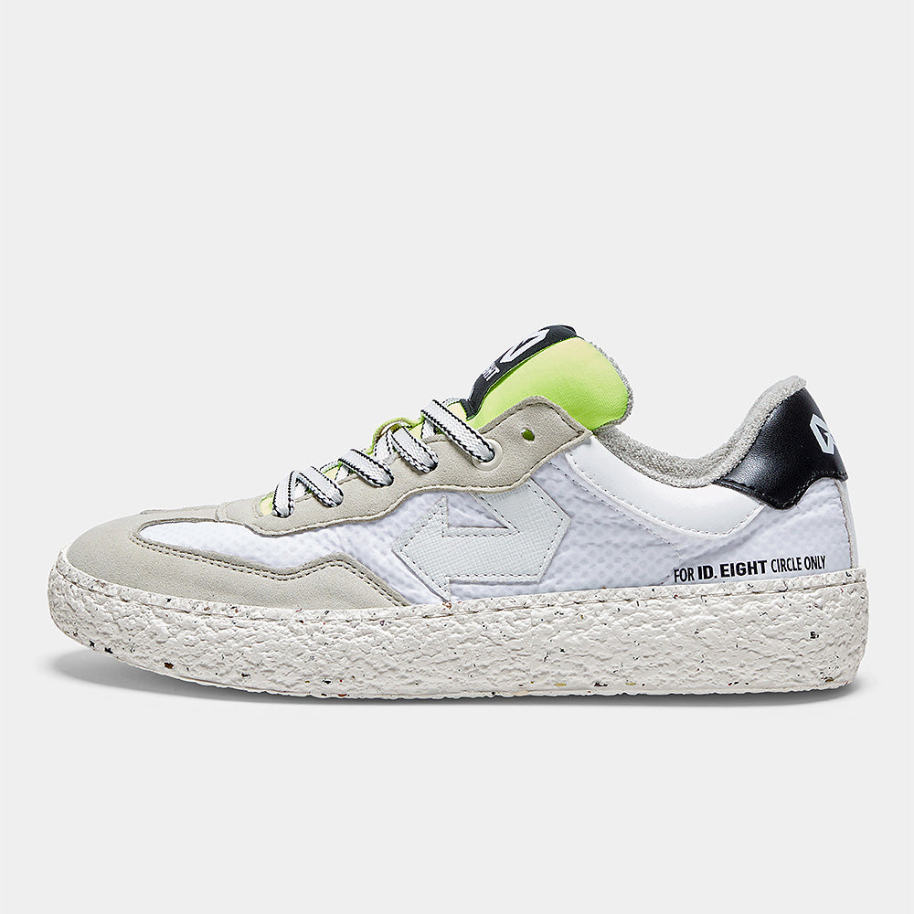 id-eight-uriduri-white-crinkle-vegane-sneaker-wei-neon image 1