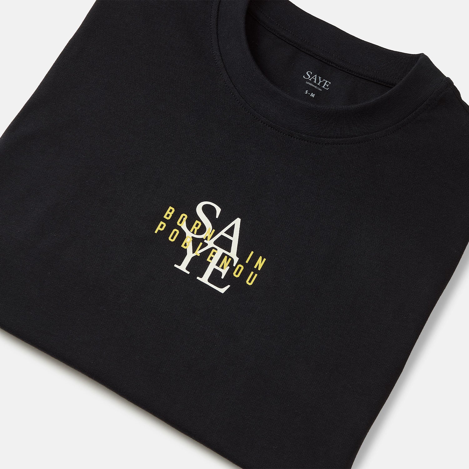 saye-born-in-poblenou-long-sleeve-t-shirt-black image 4