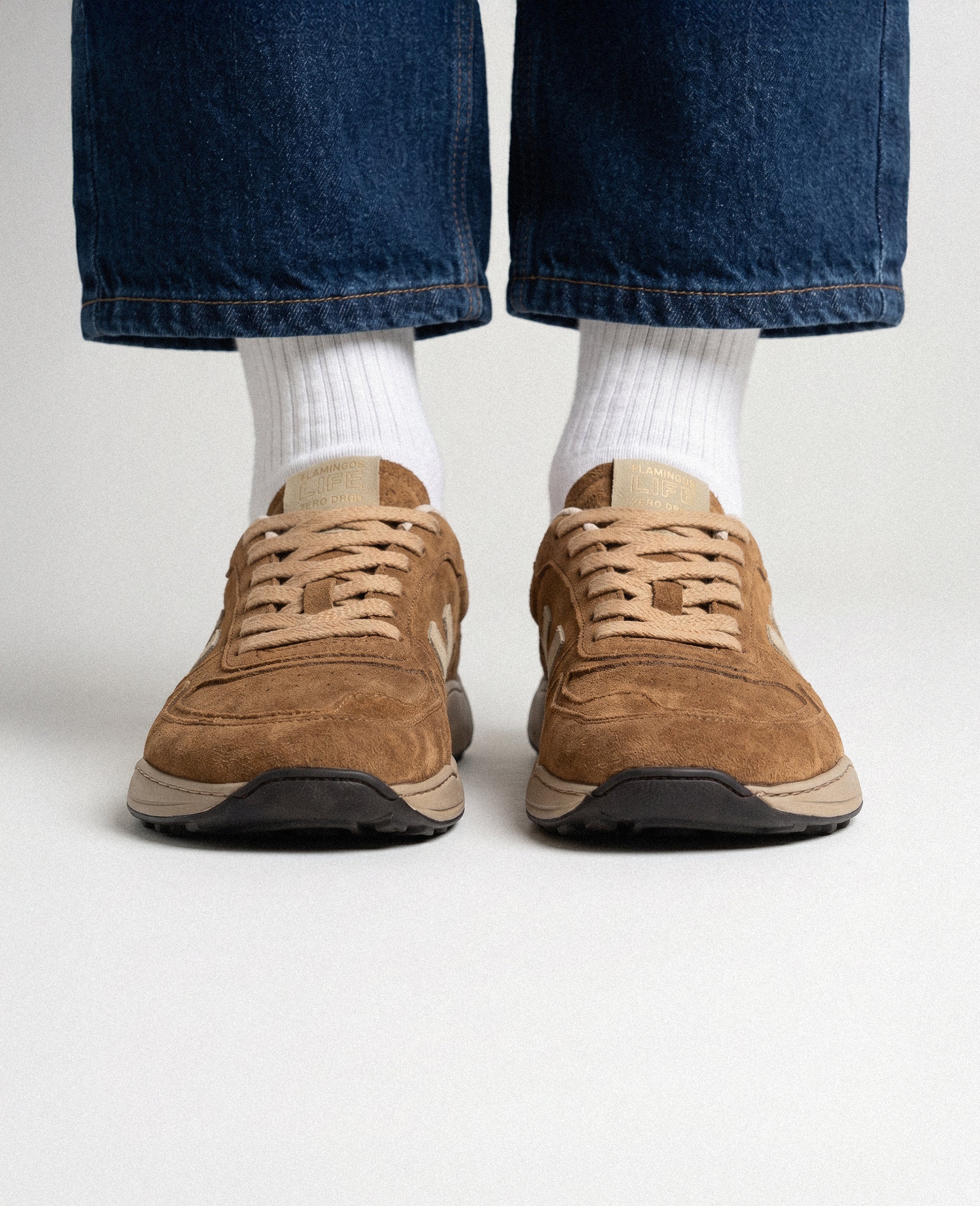 flamingos-life-zero-drop-vegane-sneaker-suede-rusty-leather image 7