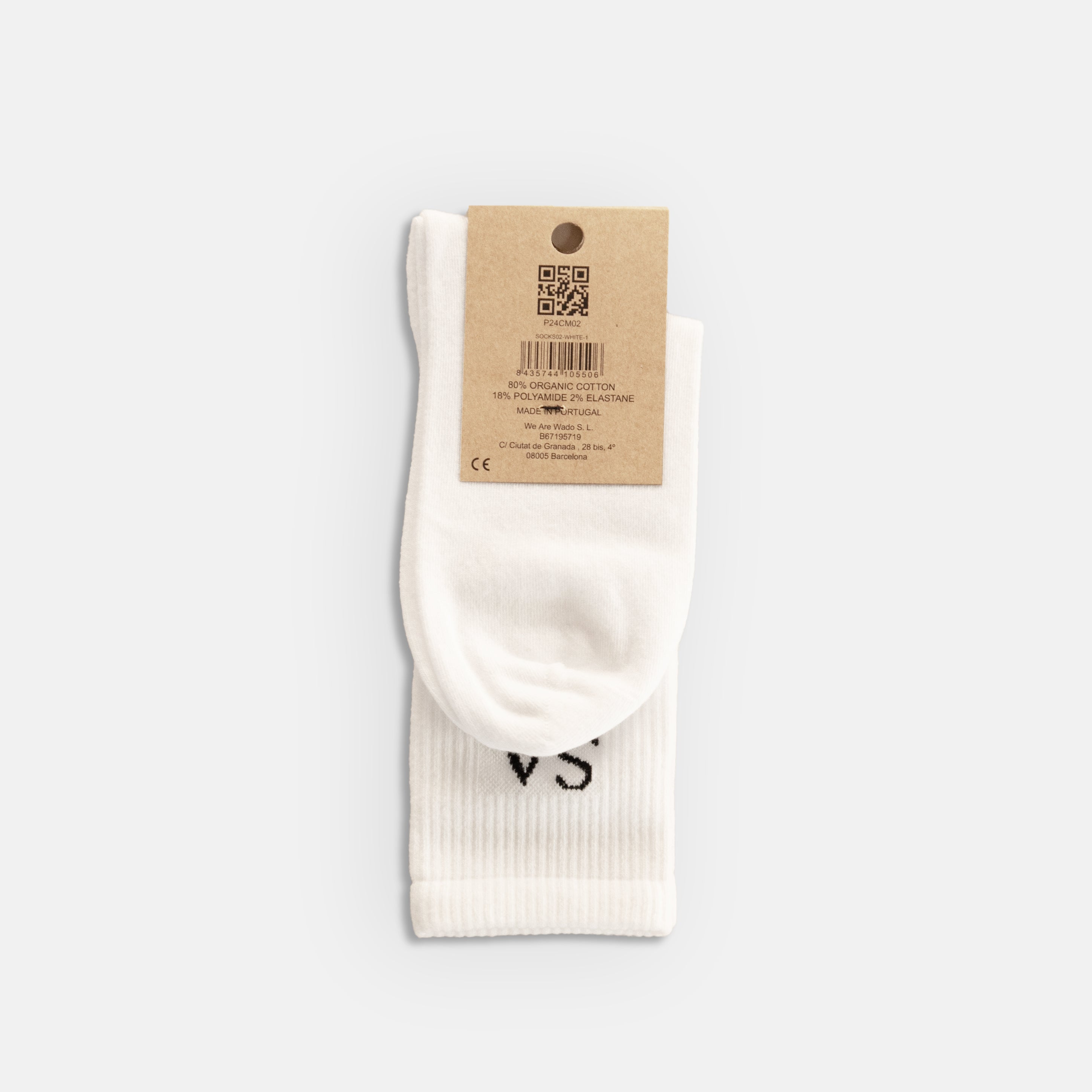 saye-crew-everyday-socks-white-bio-baumwoll-socken image 3
