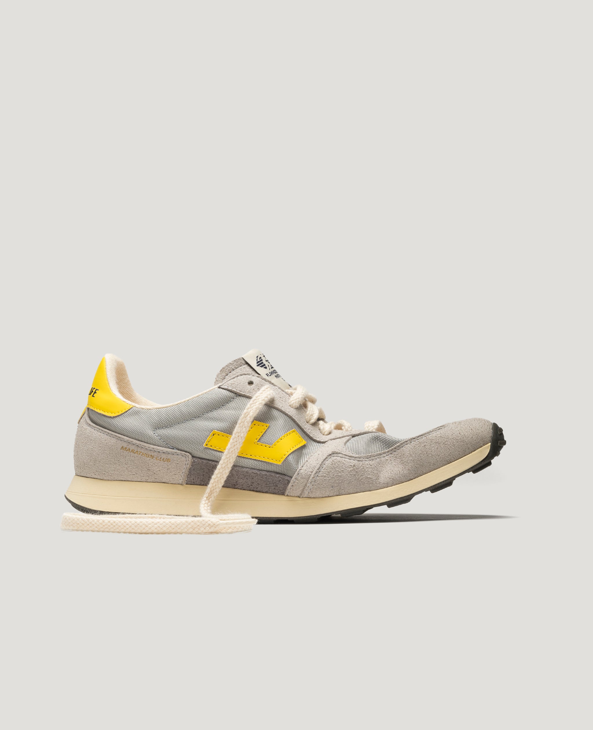 flamingos-life-marathon-club-vegane-sneaker-gray-lemon image 1