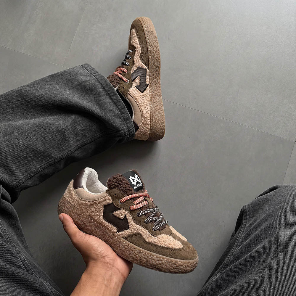 id-eight-uriduri-teddy-brown-vegane-sneaker image 2
