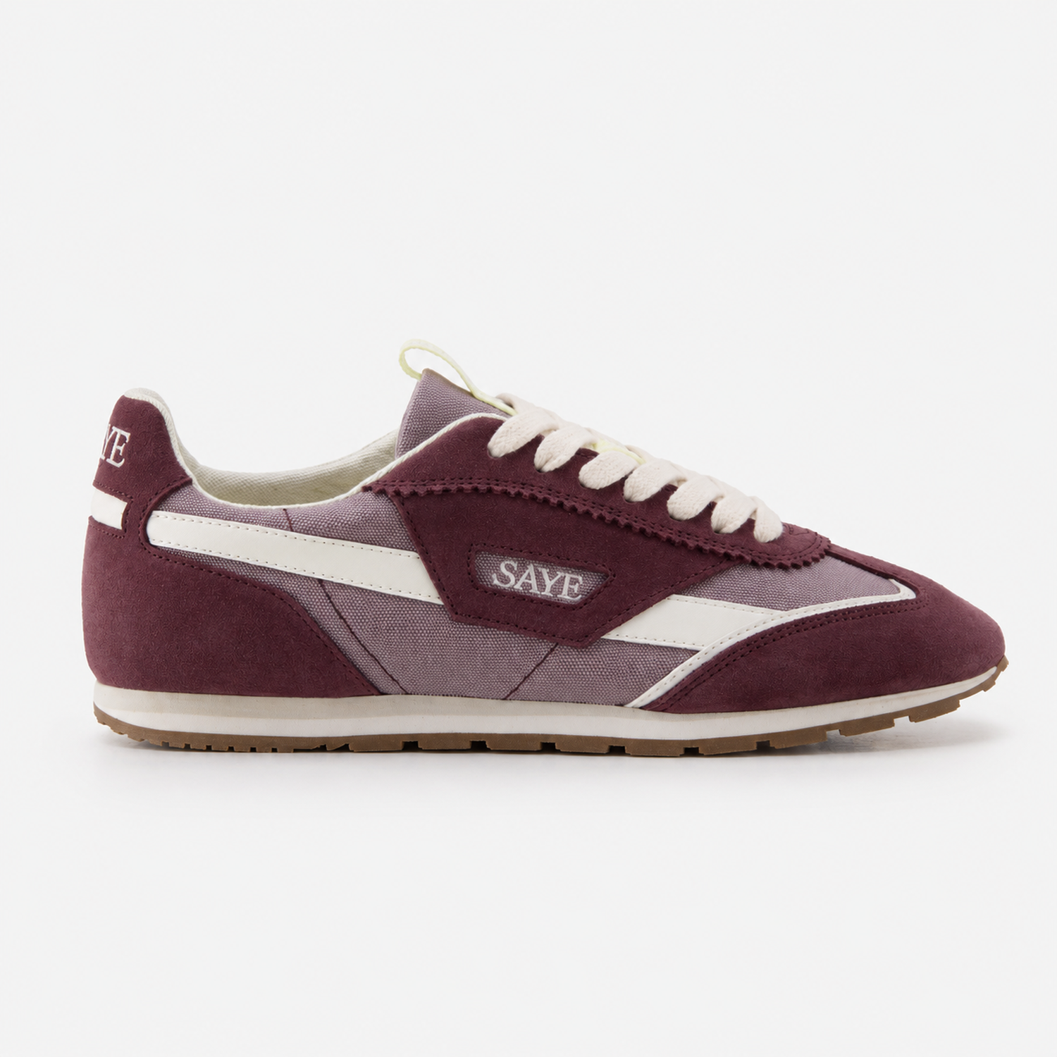 saye-m68-track-plum-retro-sneaker-bio-baumwolle image 2