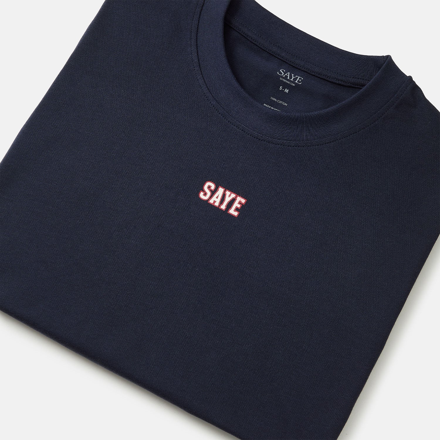 saye-born-in-poblenou-t-shirt-midnight-unisex image 4