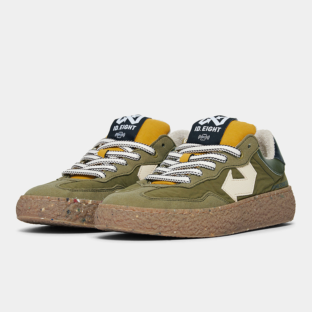 id-eight-uriduri-sage-veganer-sneaker-gr-n-senfgelb-braun image 4