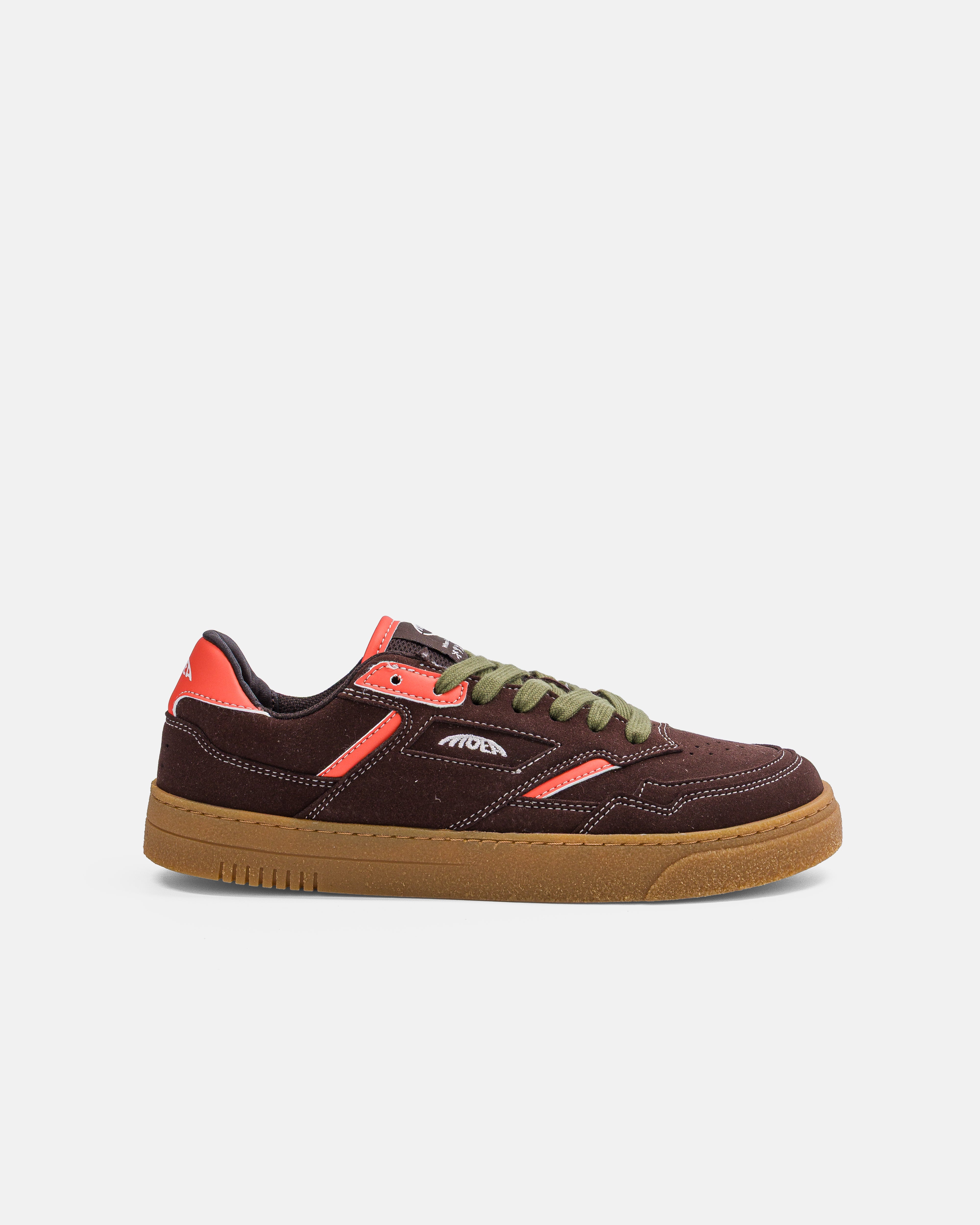 moea-origin-low-vegane-sneaker-brown-orange-corn image 1