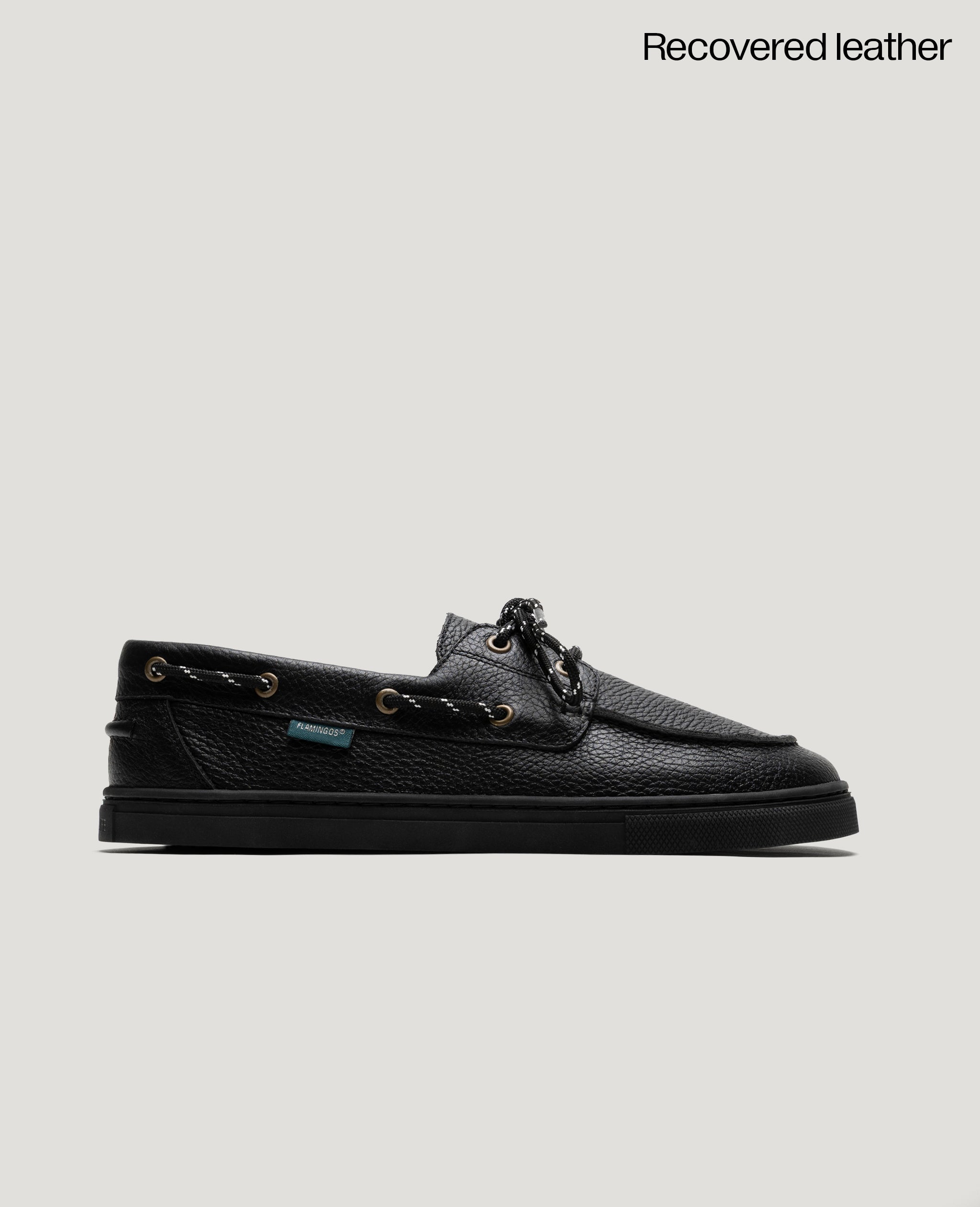 flamingos-life-zero-boat-black-vegane-sneaker image 1
