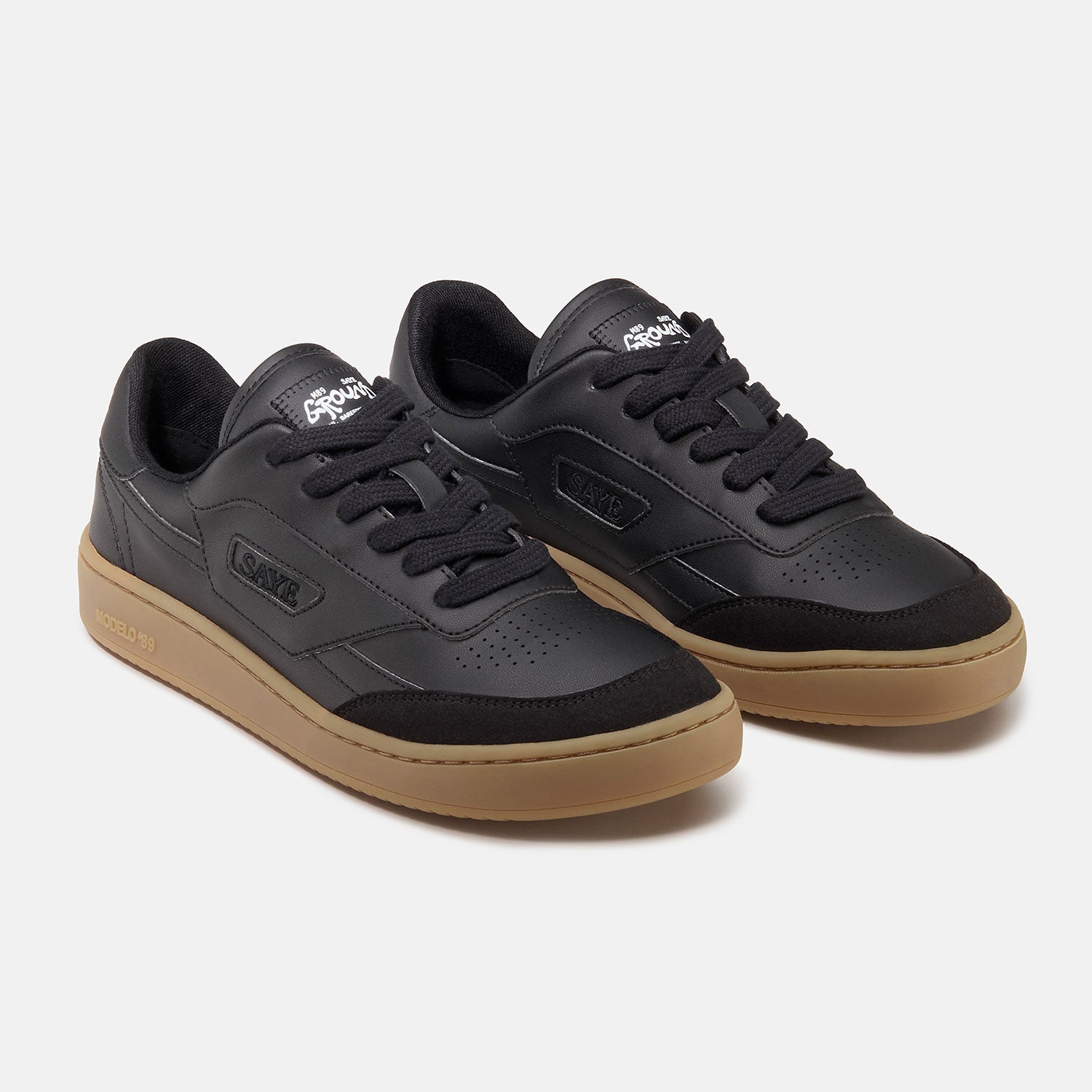 saye-m89-ground-barefoot-sneaker-black-caramel image 3