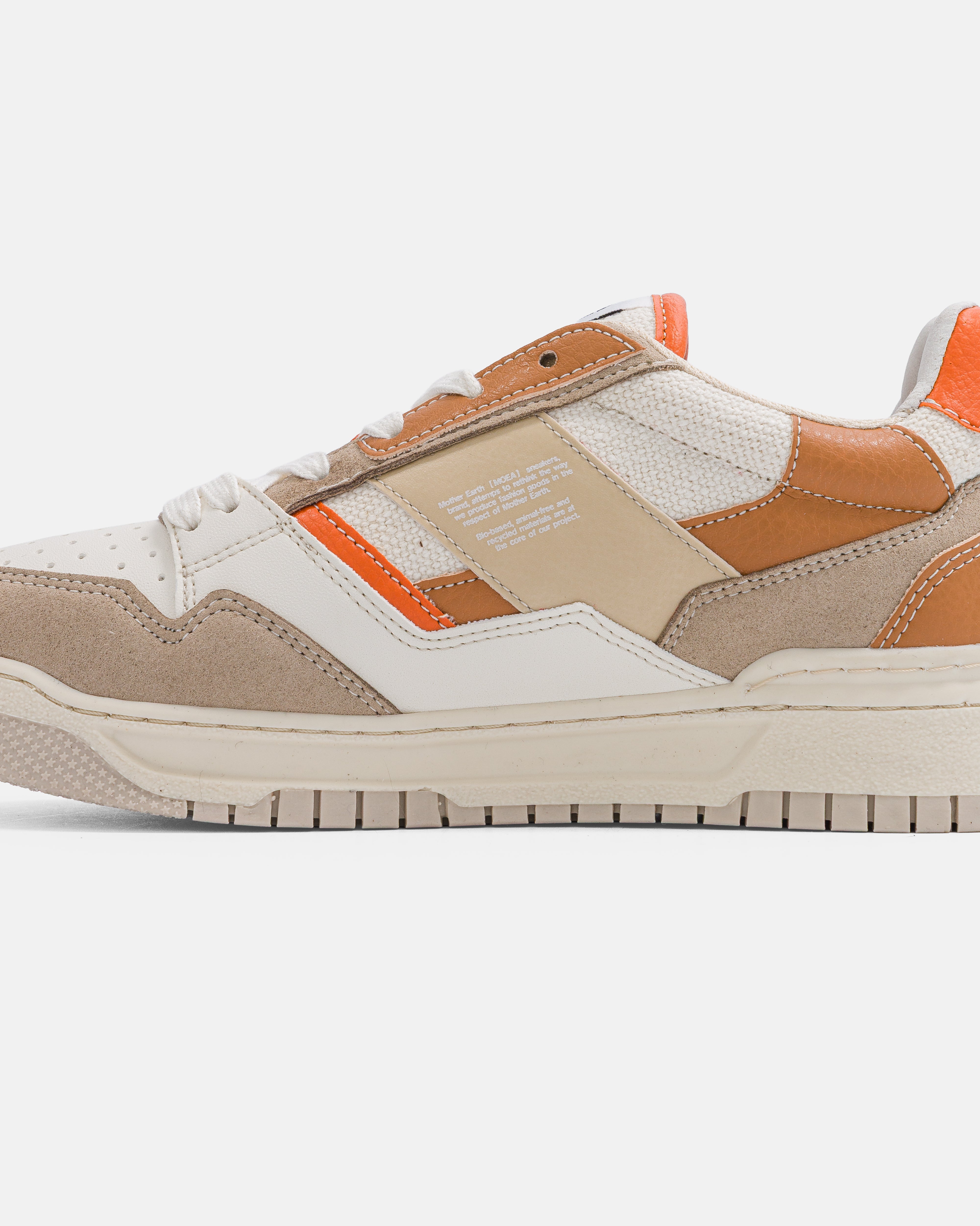moea-echo-brown-orange-vegan-sneaker-unisex image 5