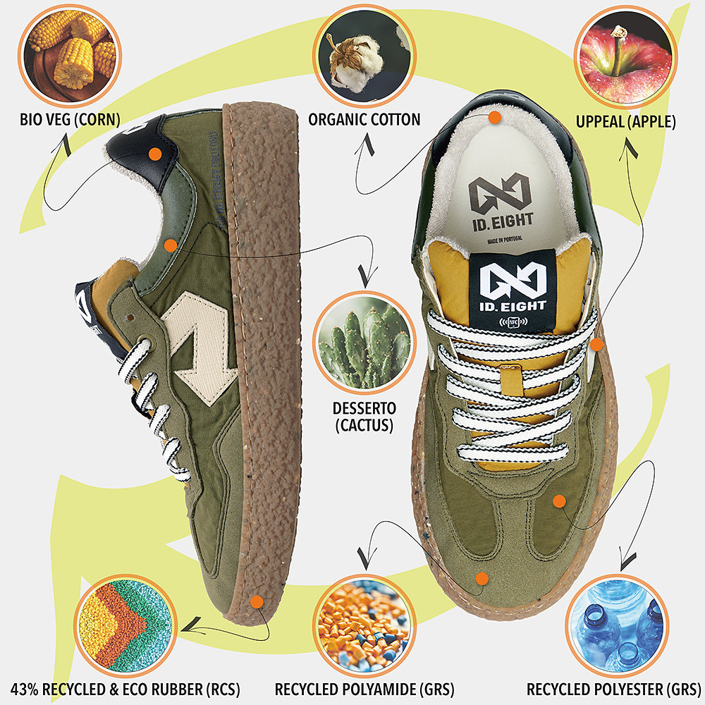 id-eight-uriduri-sage-veganer-sneaker-gr-n-senfgelb-braun image 5