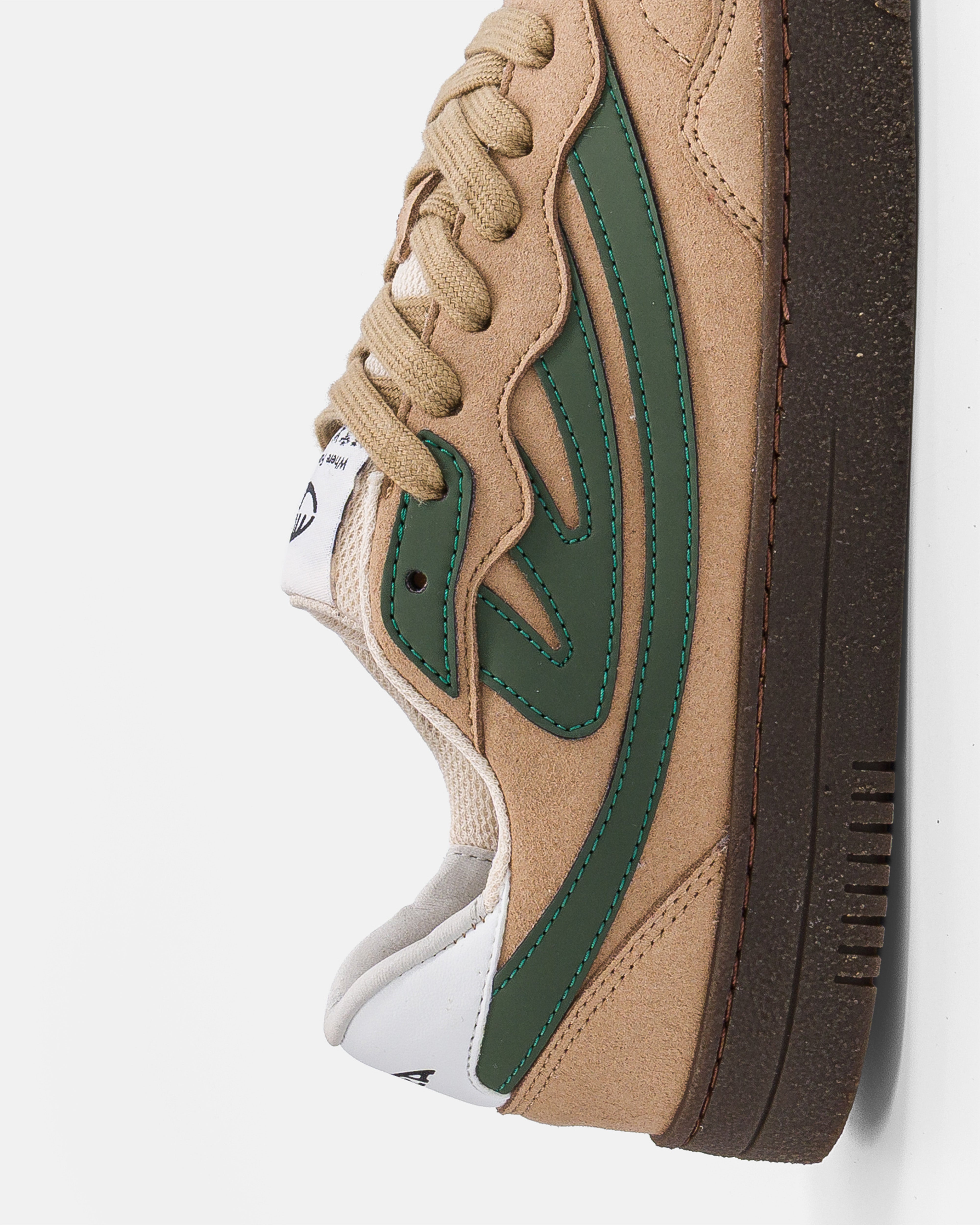 moea-veyron-low-vegane-sneaker-taupe-green-apple image 5