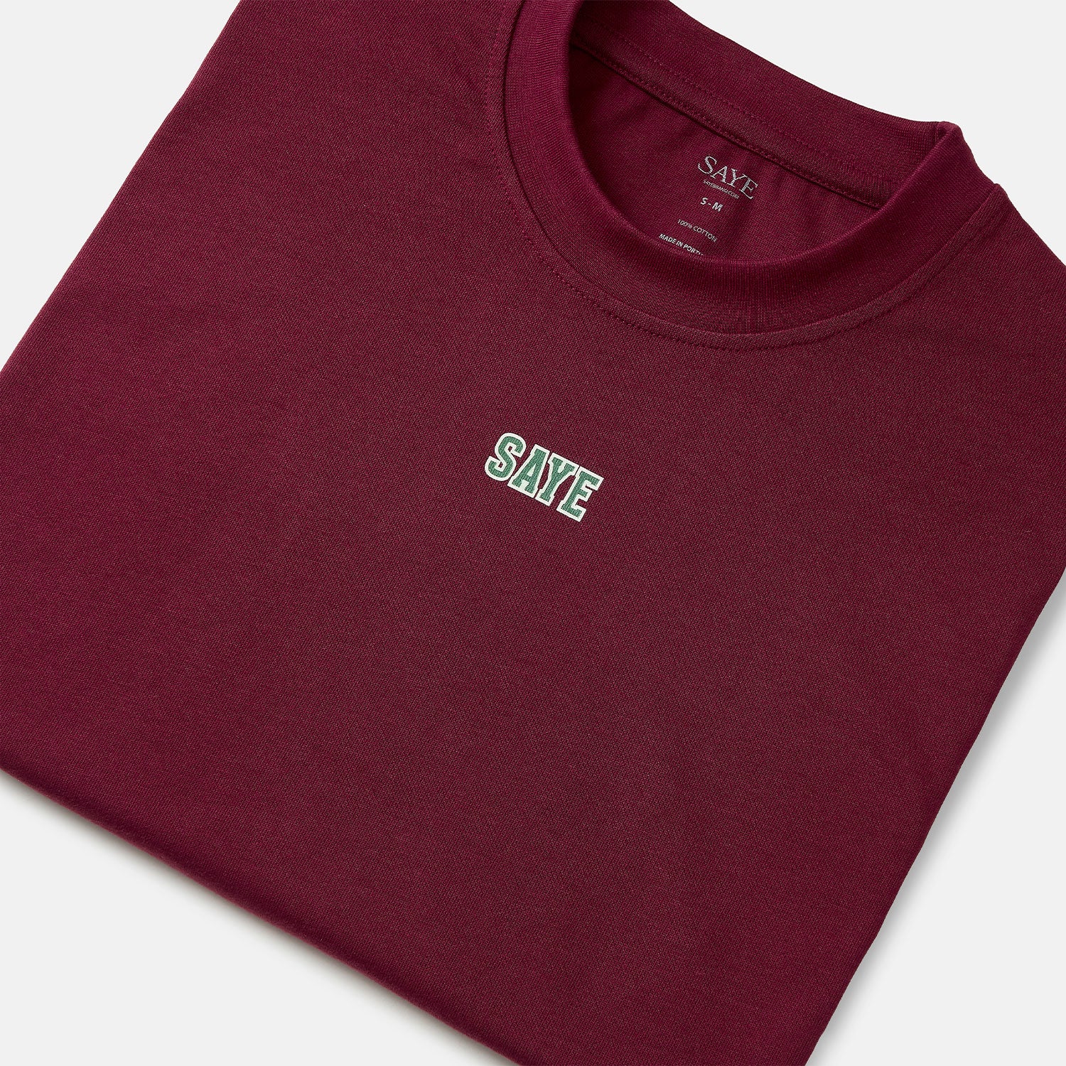 saye-born-in-poblenou-t-shirt-garnet-unisex image 4