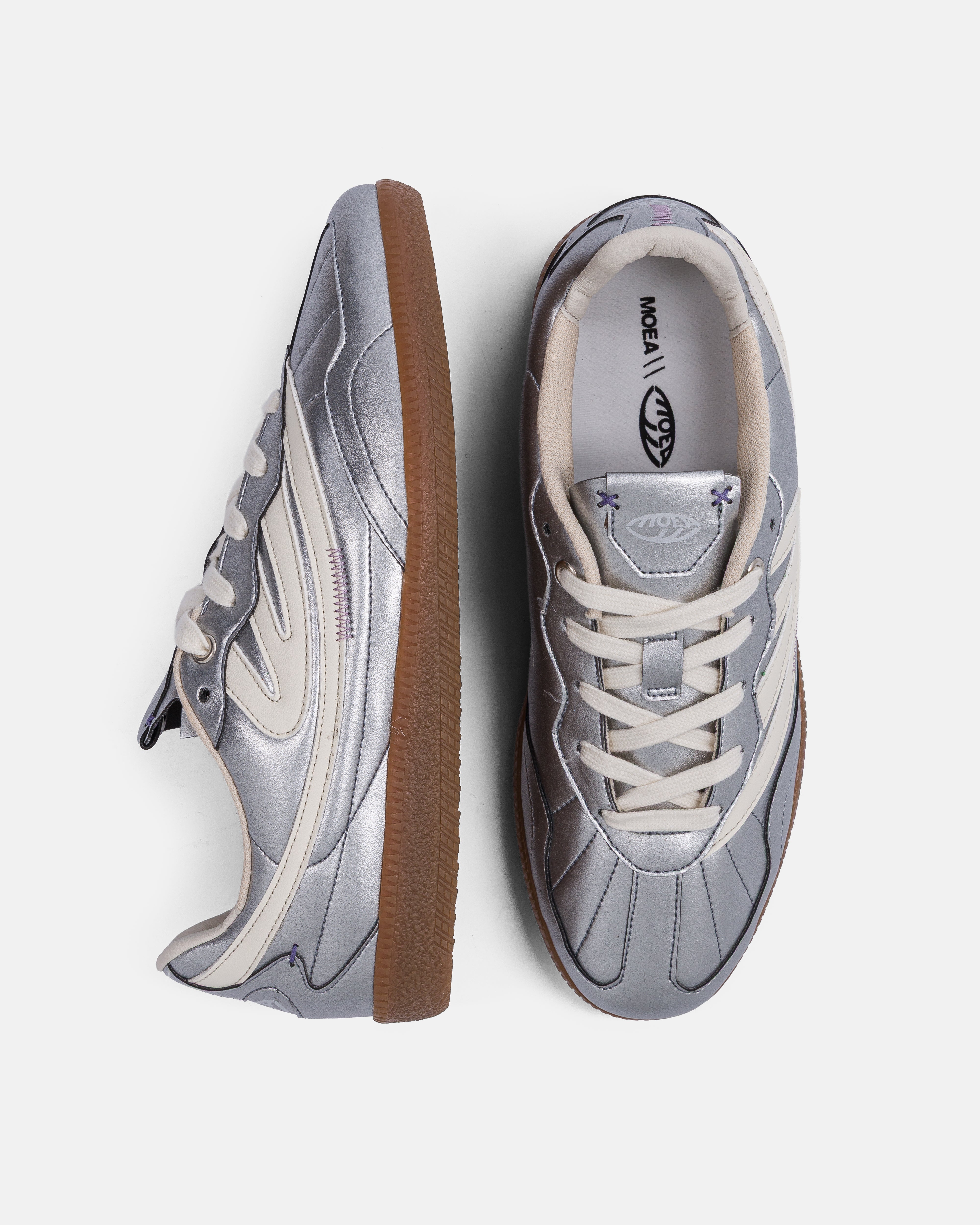 moea-flow-wl-silver-apple-veganer-sneaker image 2