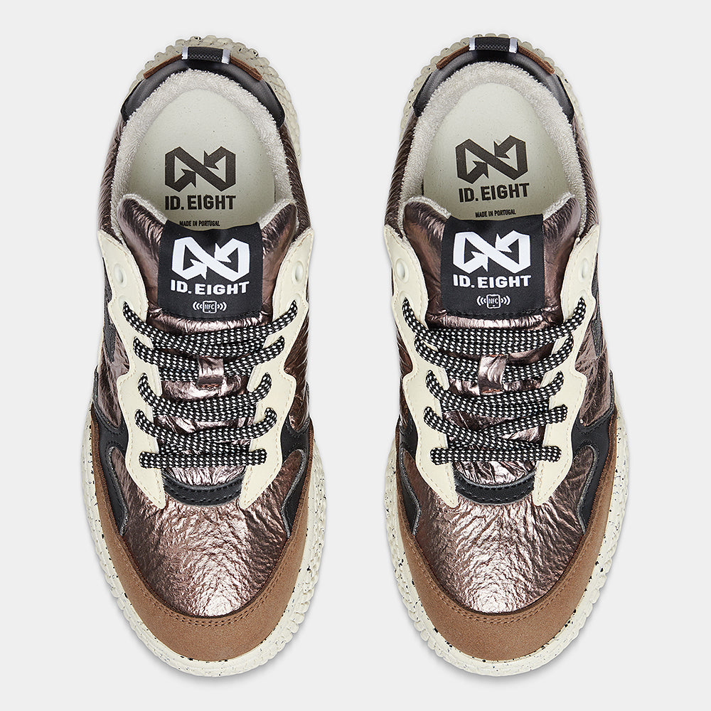 id-eight-hana-bronze-vegan-sneaker-metallic image 3