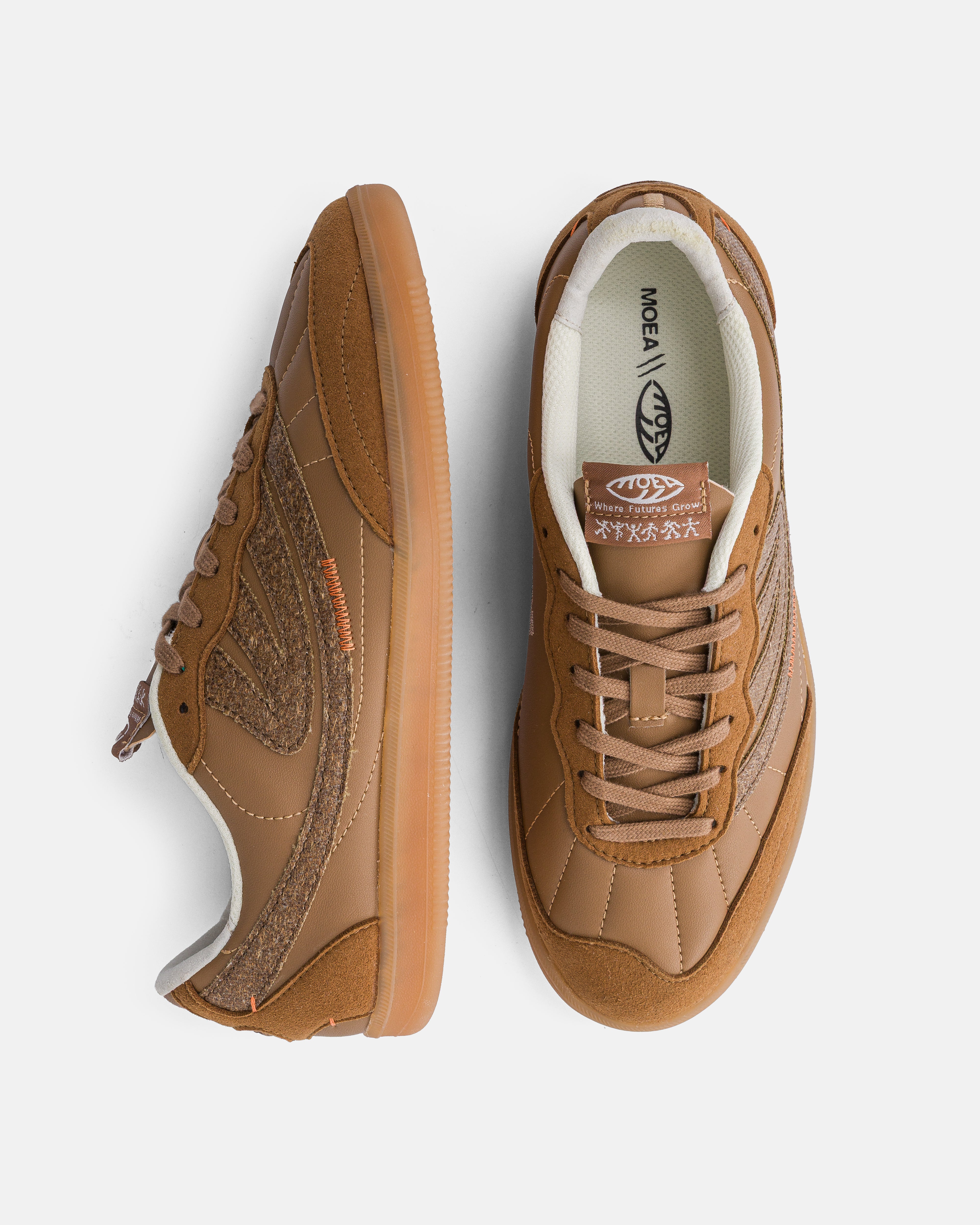 moea-flow-vegane-sneaker-full-brown-palm image 3