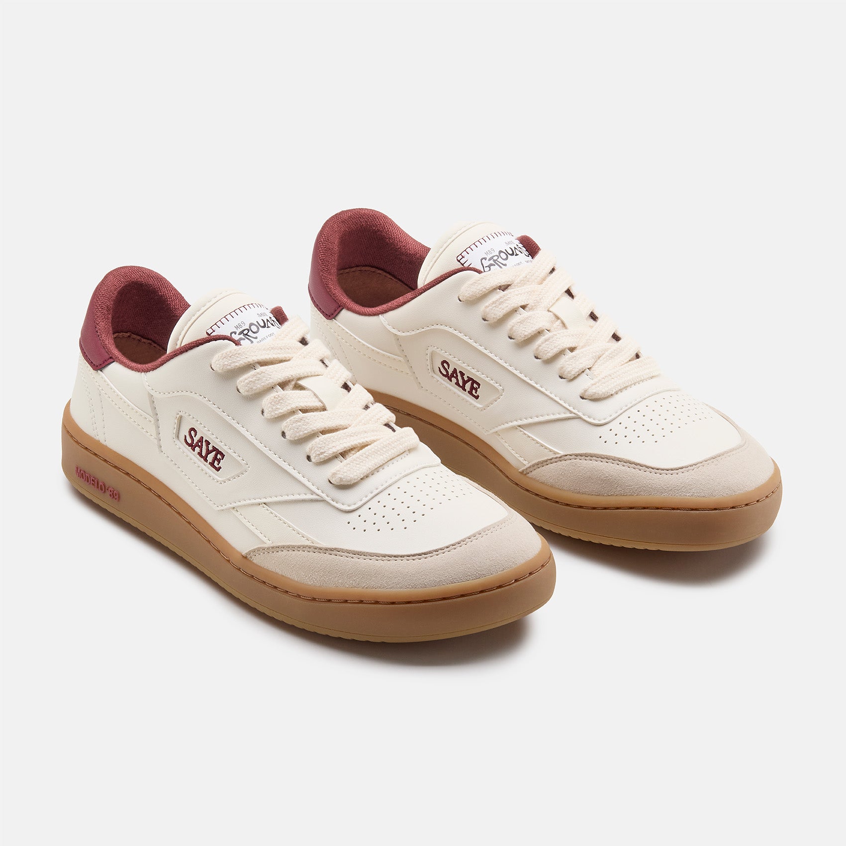 saye-m89-ground-barefoot-sneaker-garnet image 3