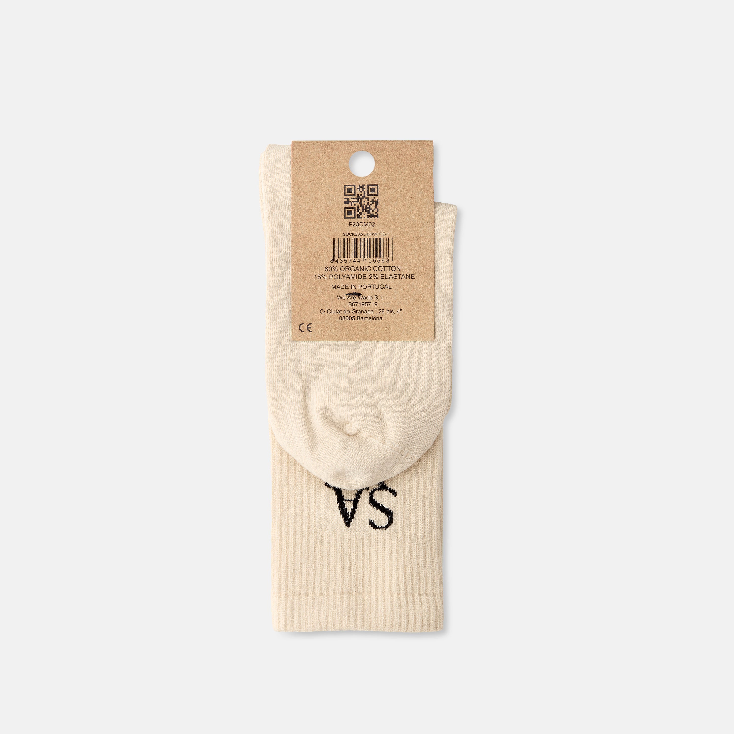 saye-crew-everyday-socks-offwhite image 3