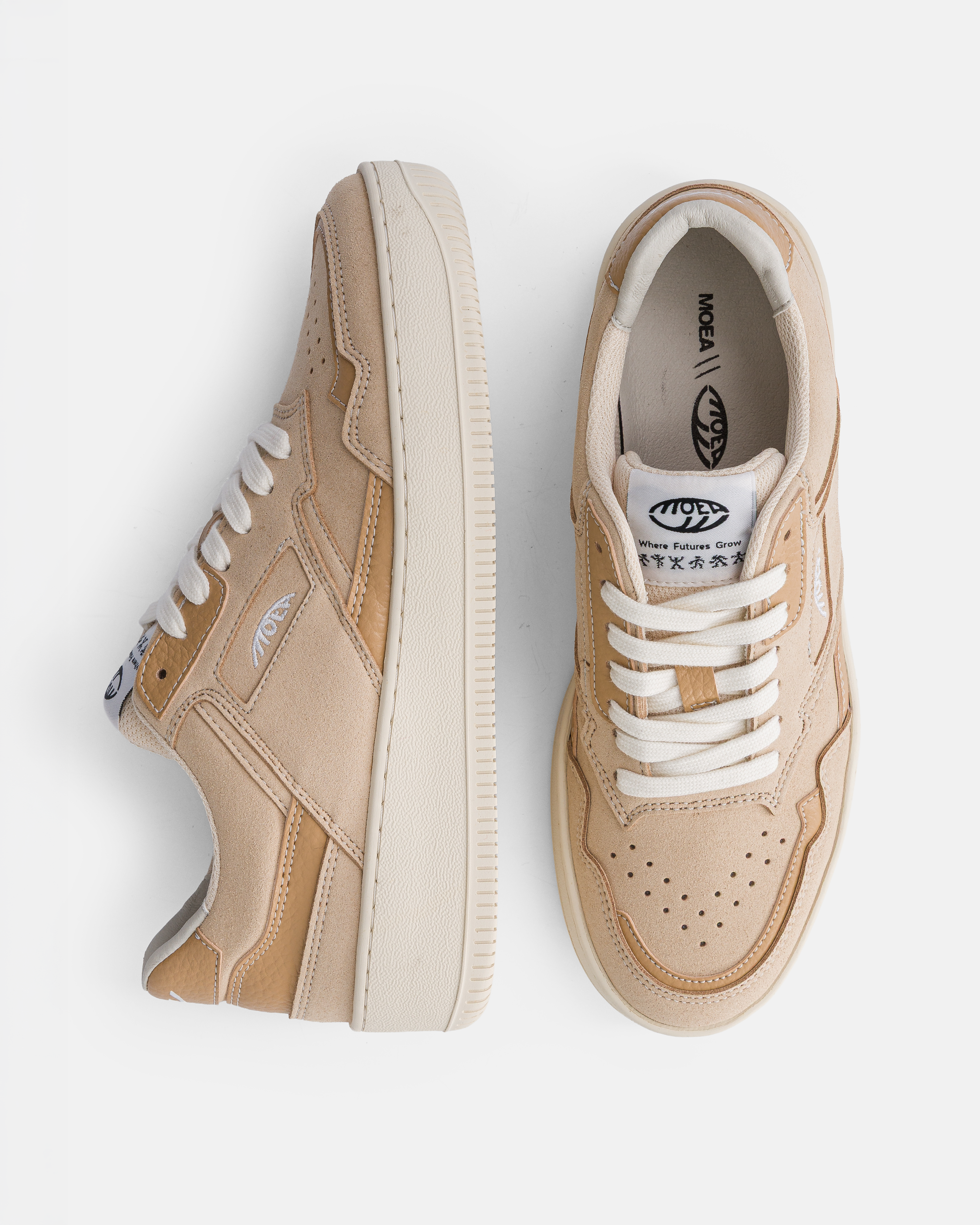moea-origin-full-beige-corn-vegane-sneaker image 2