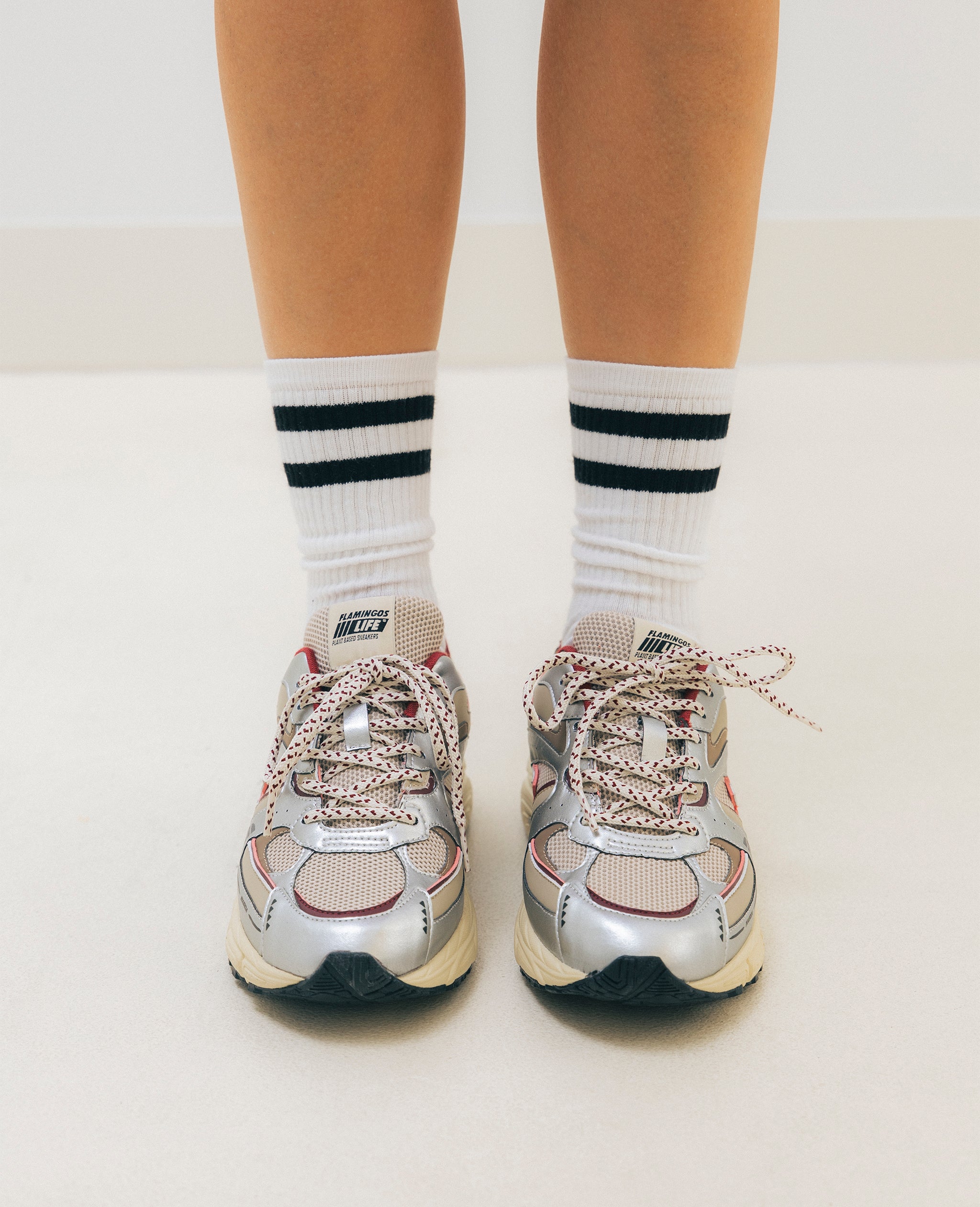 flamingos-life-wairoa-silver-merlot-vegane-sneaker image 5