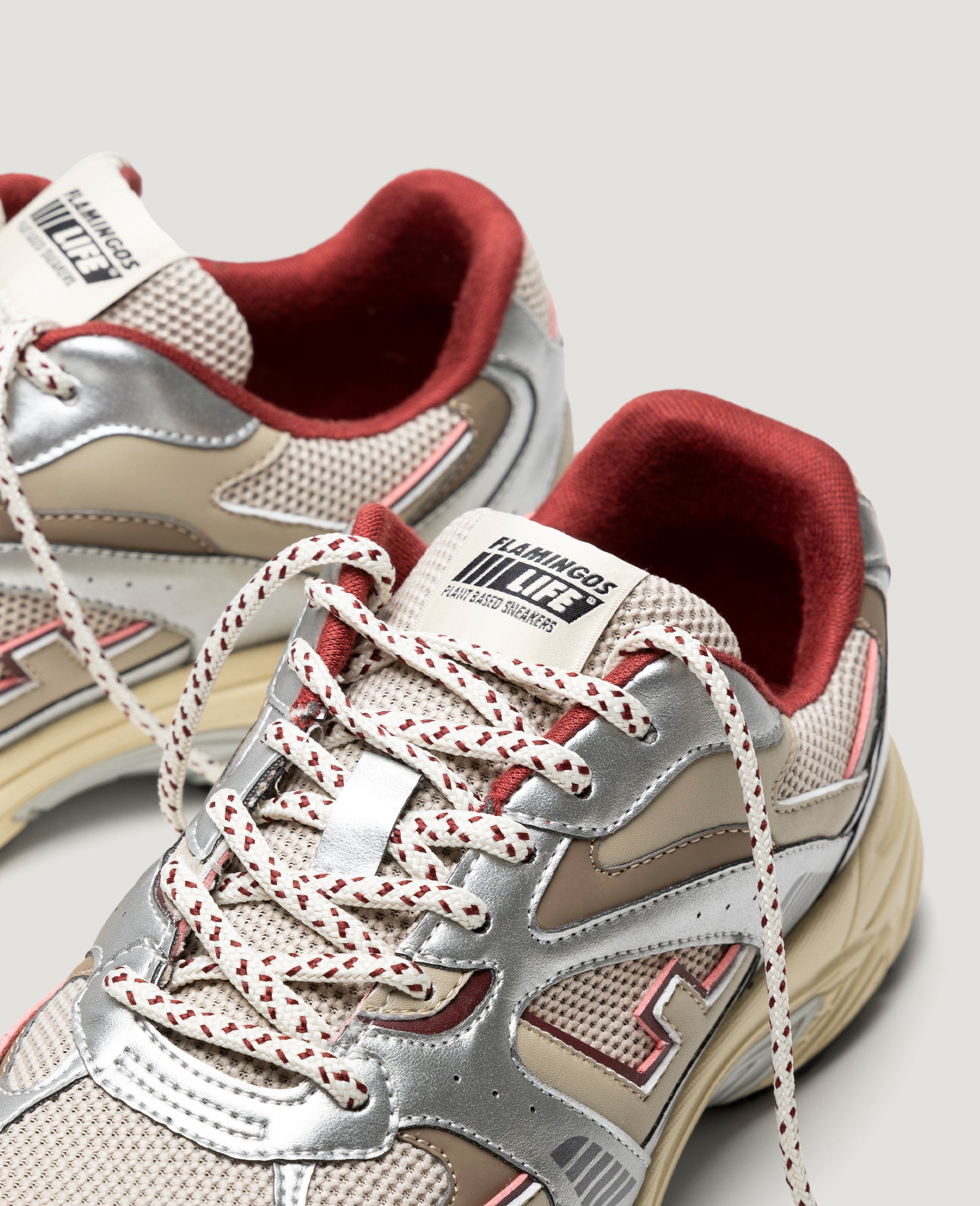 flamingos-life-wairoa-silver-merlot-vegane-sneaker image 3
