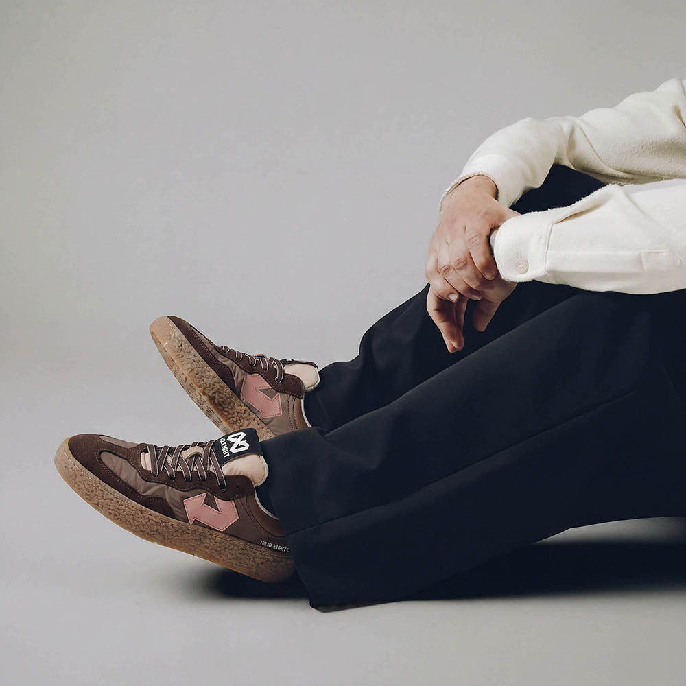 id-eight-uriduri-pink-mocha-vegane-sneaker image 2