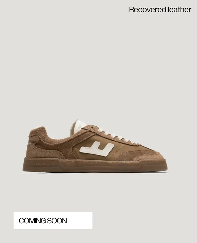 flamingos-life-zero-tennis-chestnut-veganer-barefoot-sneaker image 1