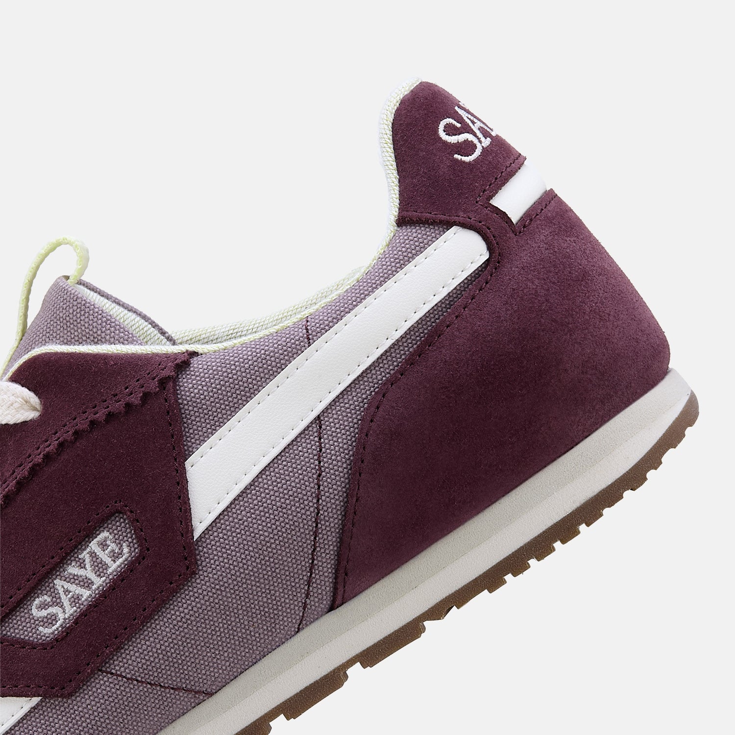 saye-m68-track-plum-retro-sneaker-bio-baumwolle image 5