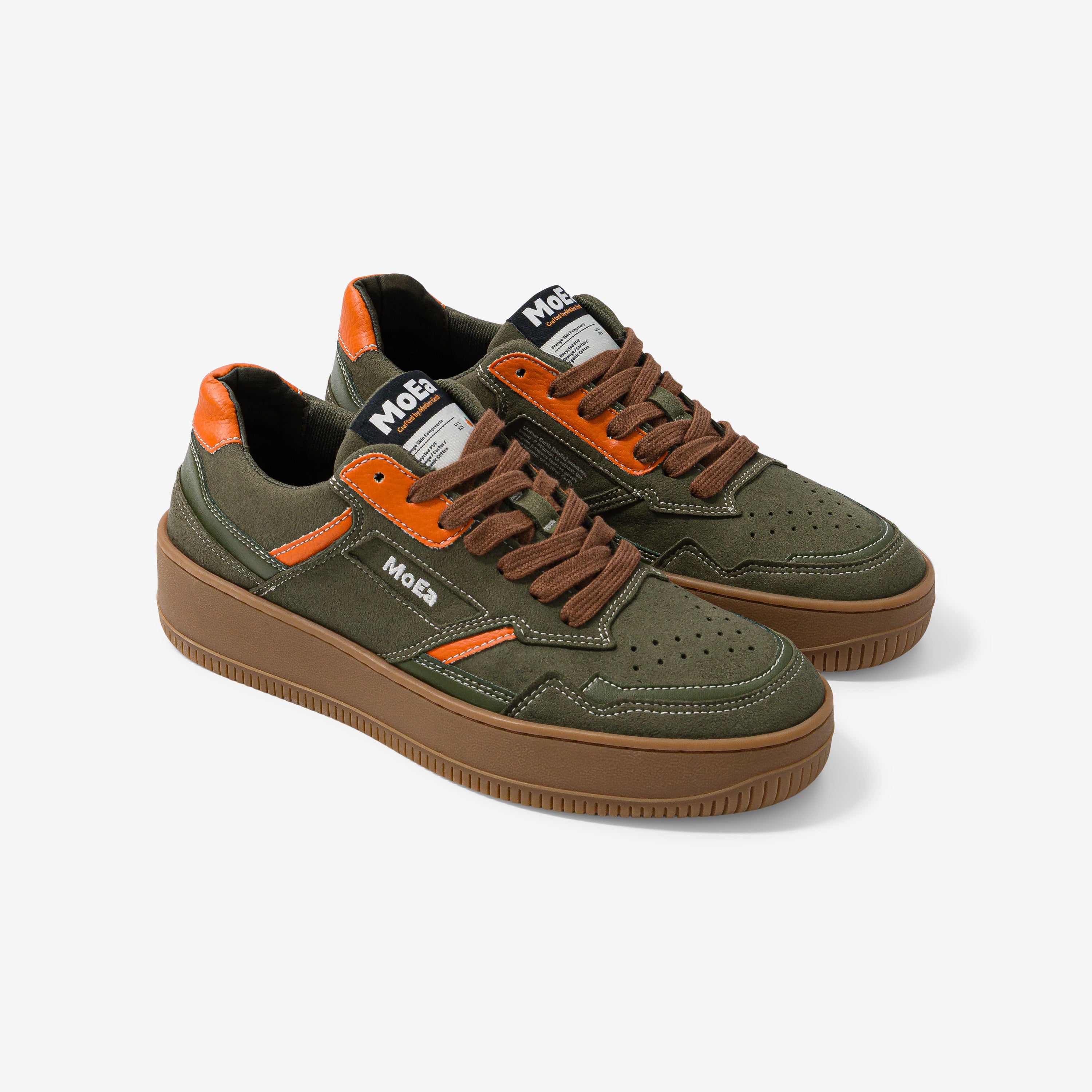moea-gen1-cactus-suede-khaki-vegane-sneaker image 2