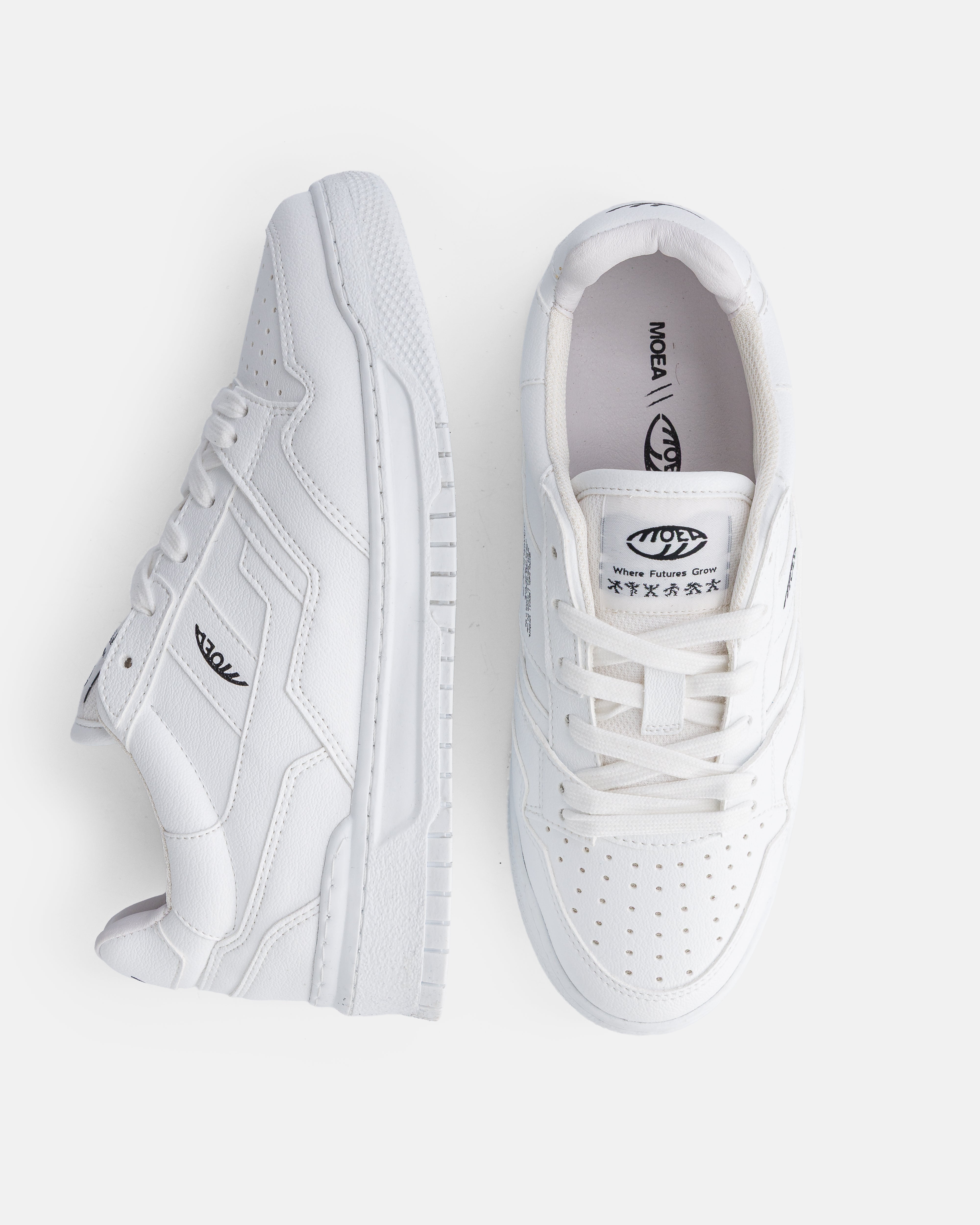 moea-echo-full-white-grnd-corn-vegane-sneaker image 2