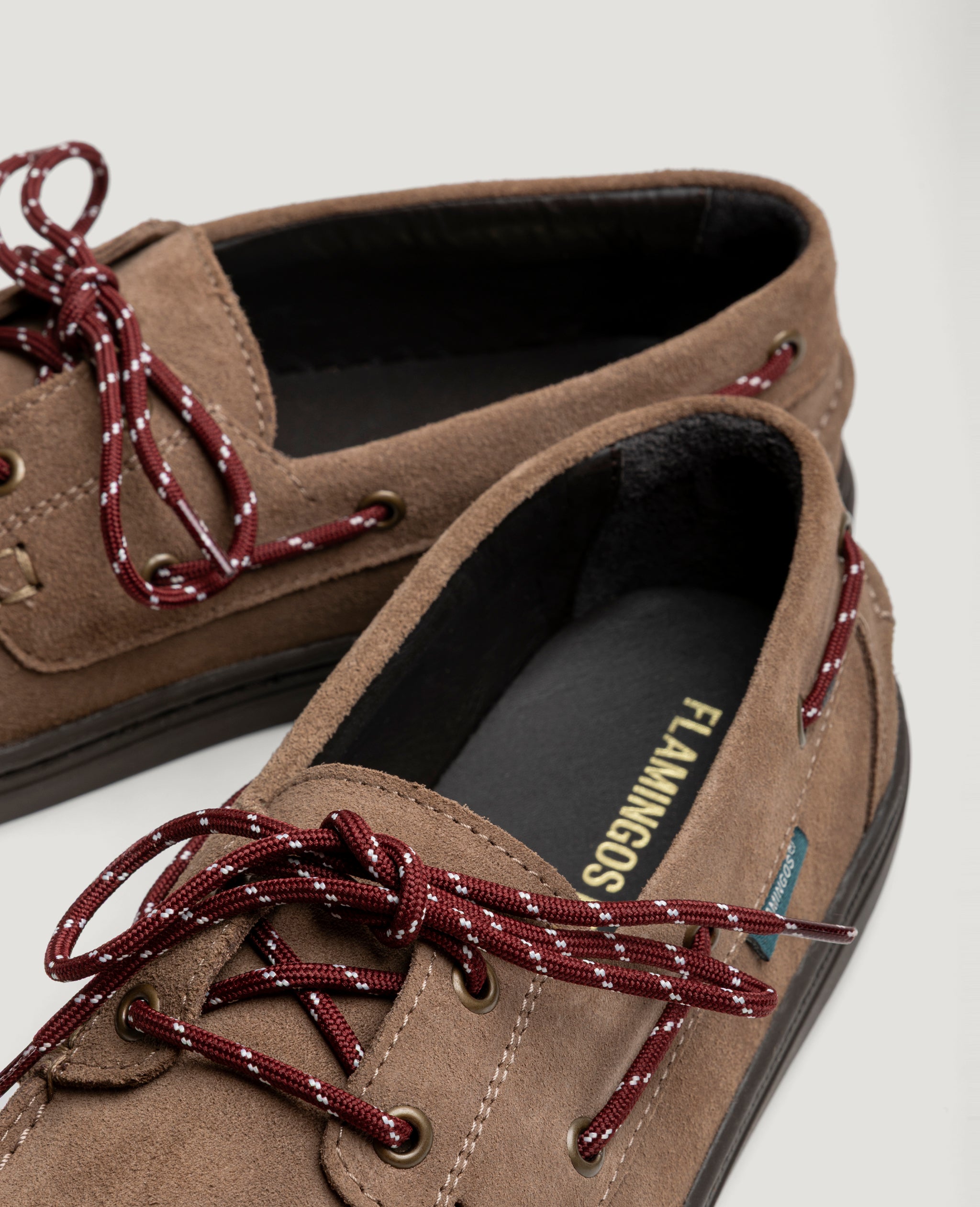 flamingos-life-zero-boat-suede-taupe-veganer-sneaker image 4