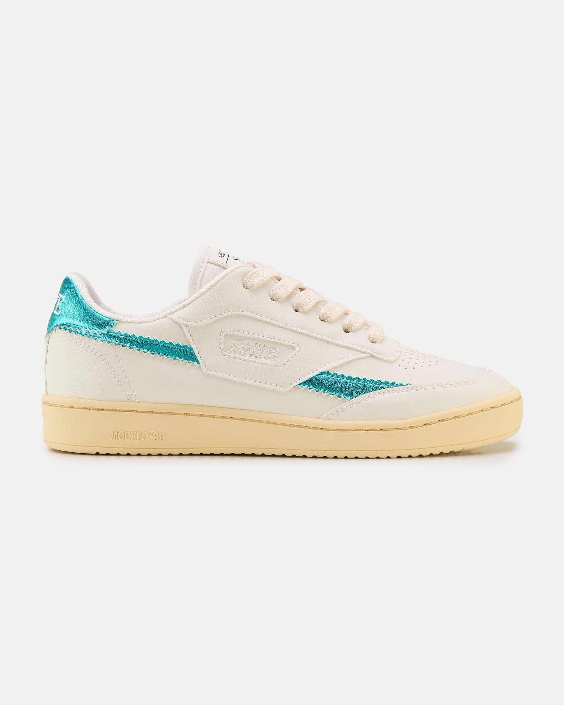 saye-m89-icon-retro-sneaker-metallic-acqua image 2