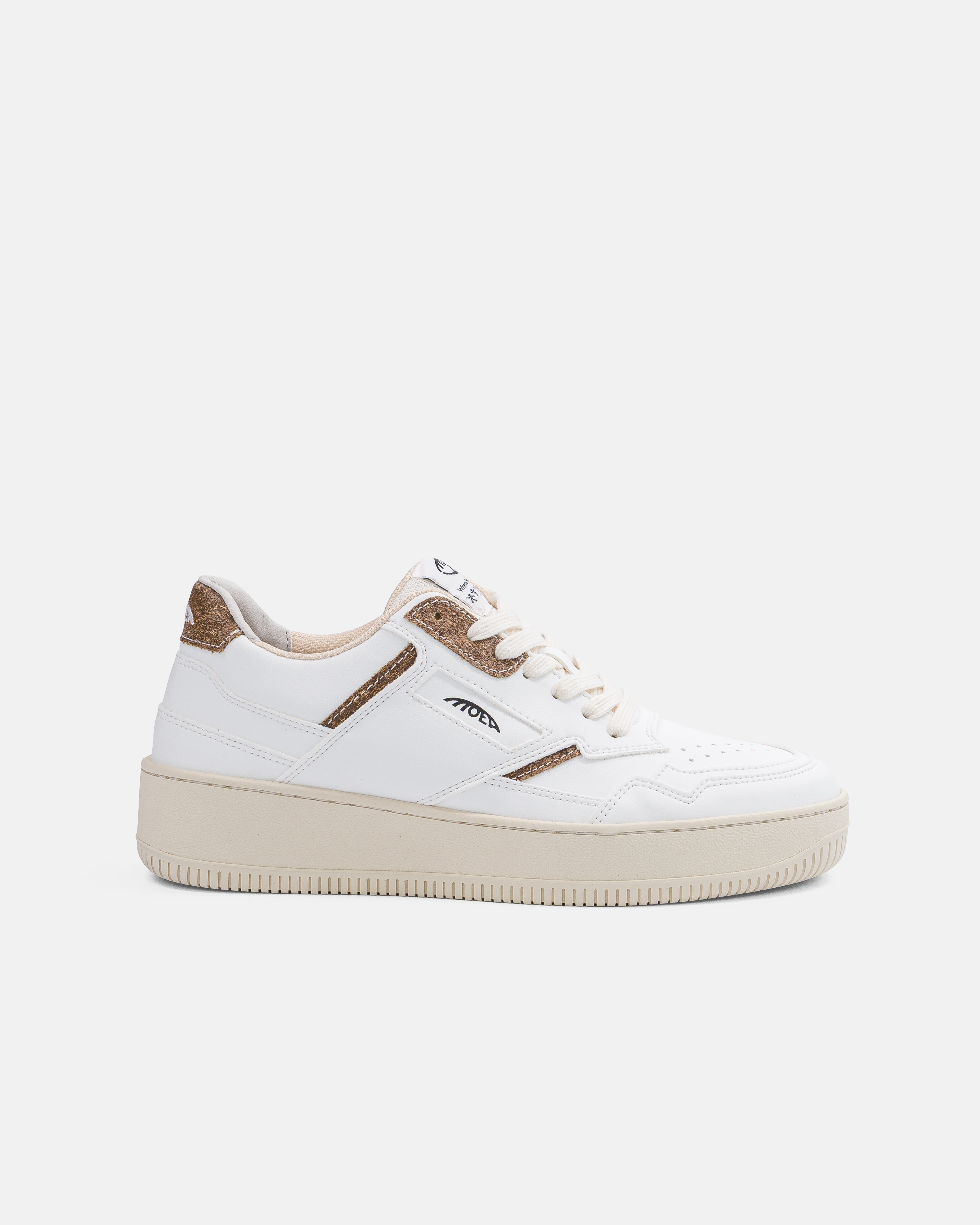 moea-origin-vegane-sneaker-white-brown-palm image 1