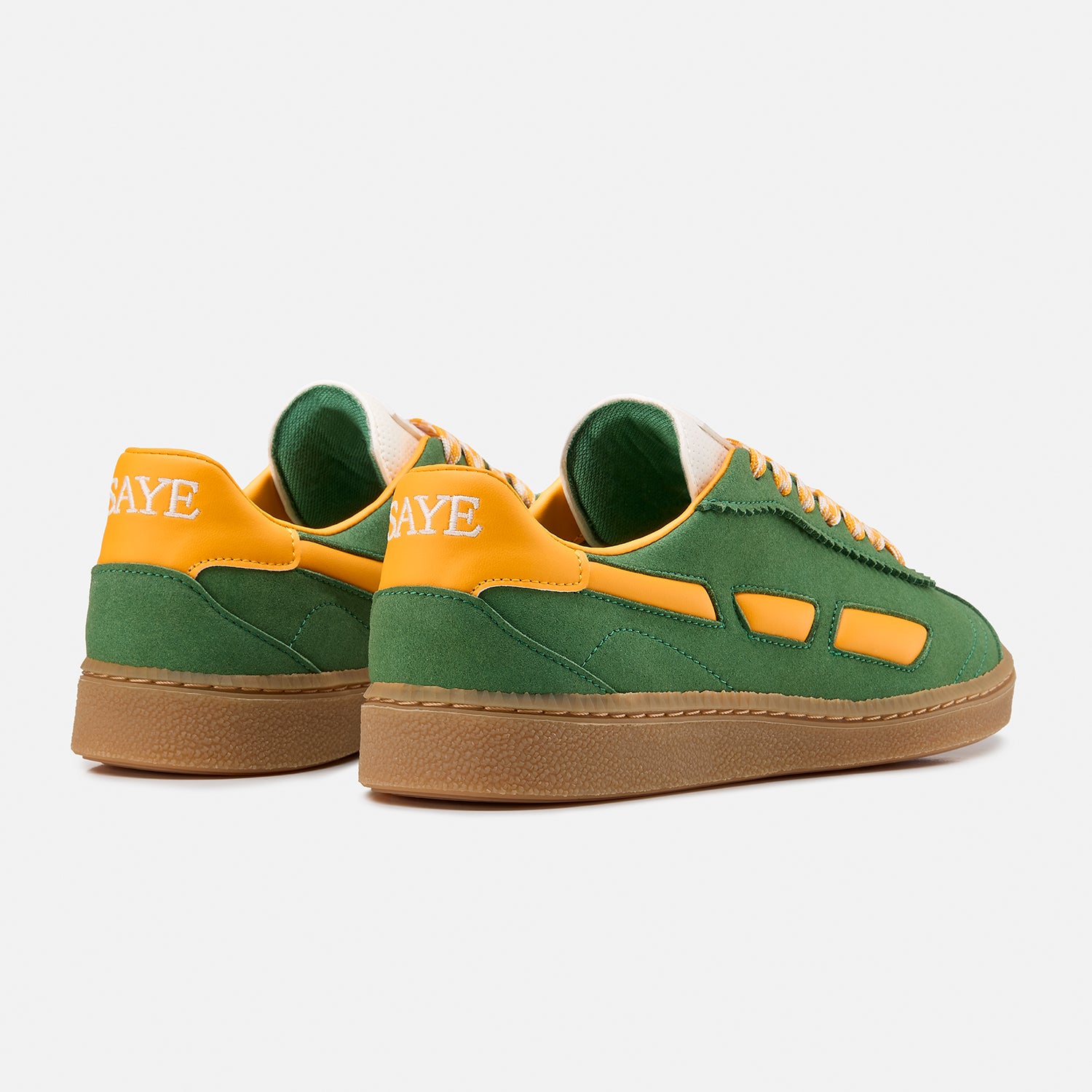 saye-m70-jazzy-pine-tangerine-vegane-handball-sneaker image 4