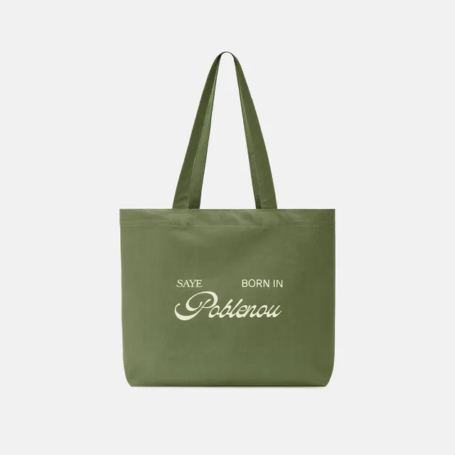 saye-born-in-poblenou-totebag-forest-bio-baumwolle image 1