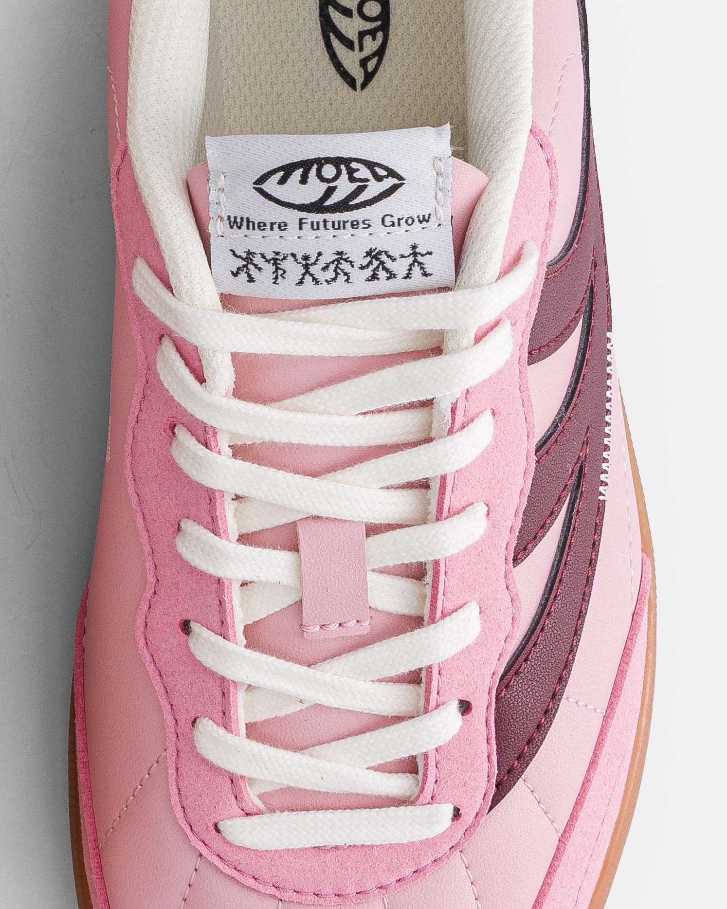 moea-flow-vegane-sneaker-pink-wine-corn image 4