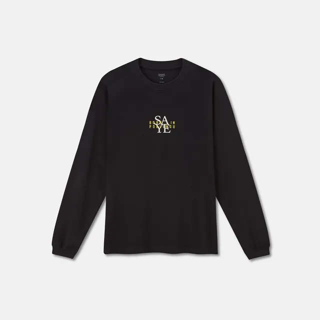 saye-born-in-poblenou-long-sleeve-t-shirt-black image 1