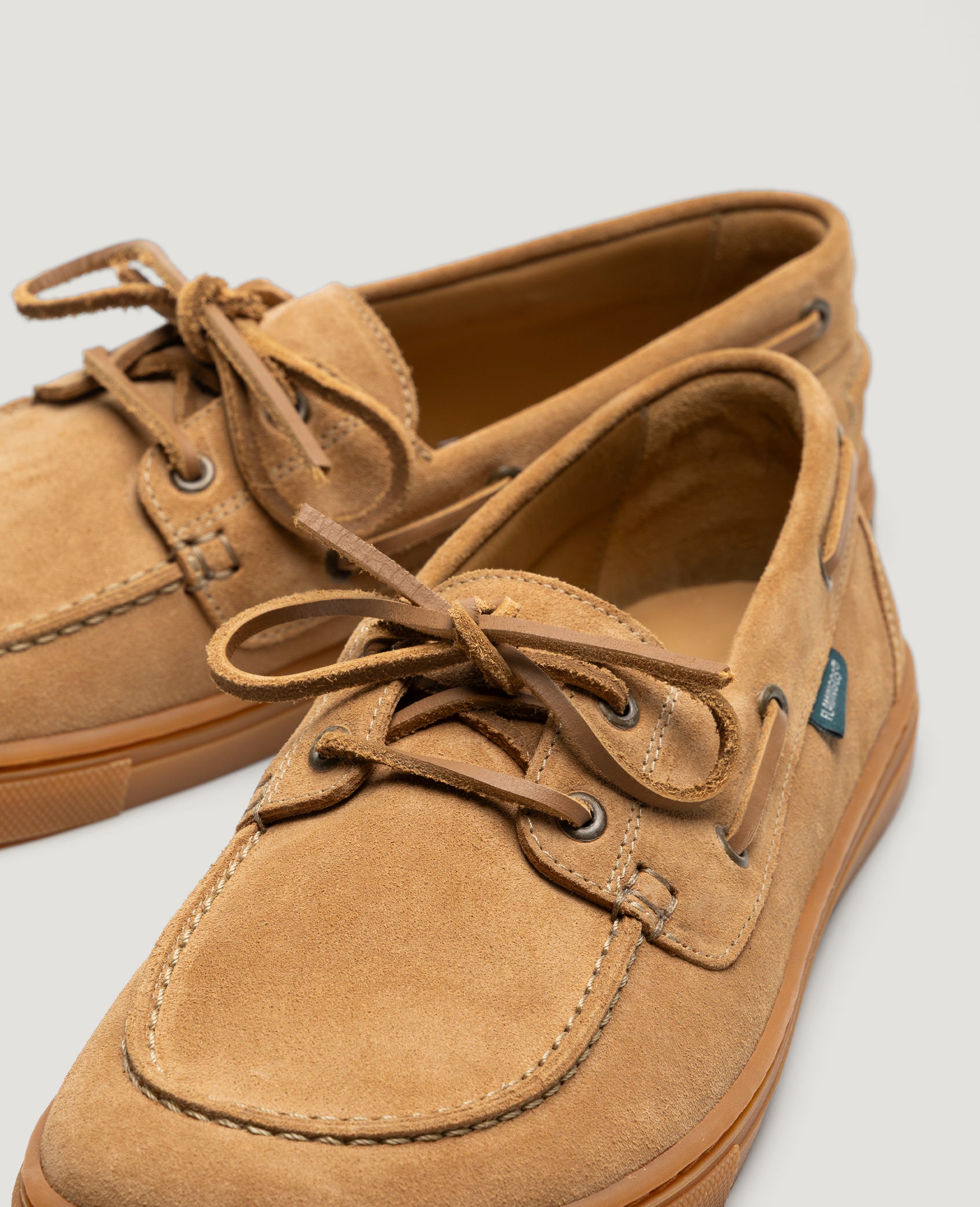 flamingos-life-zero-boat-vegane-sneaker-suede-tan image 4