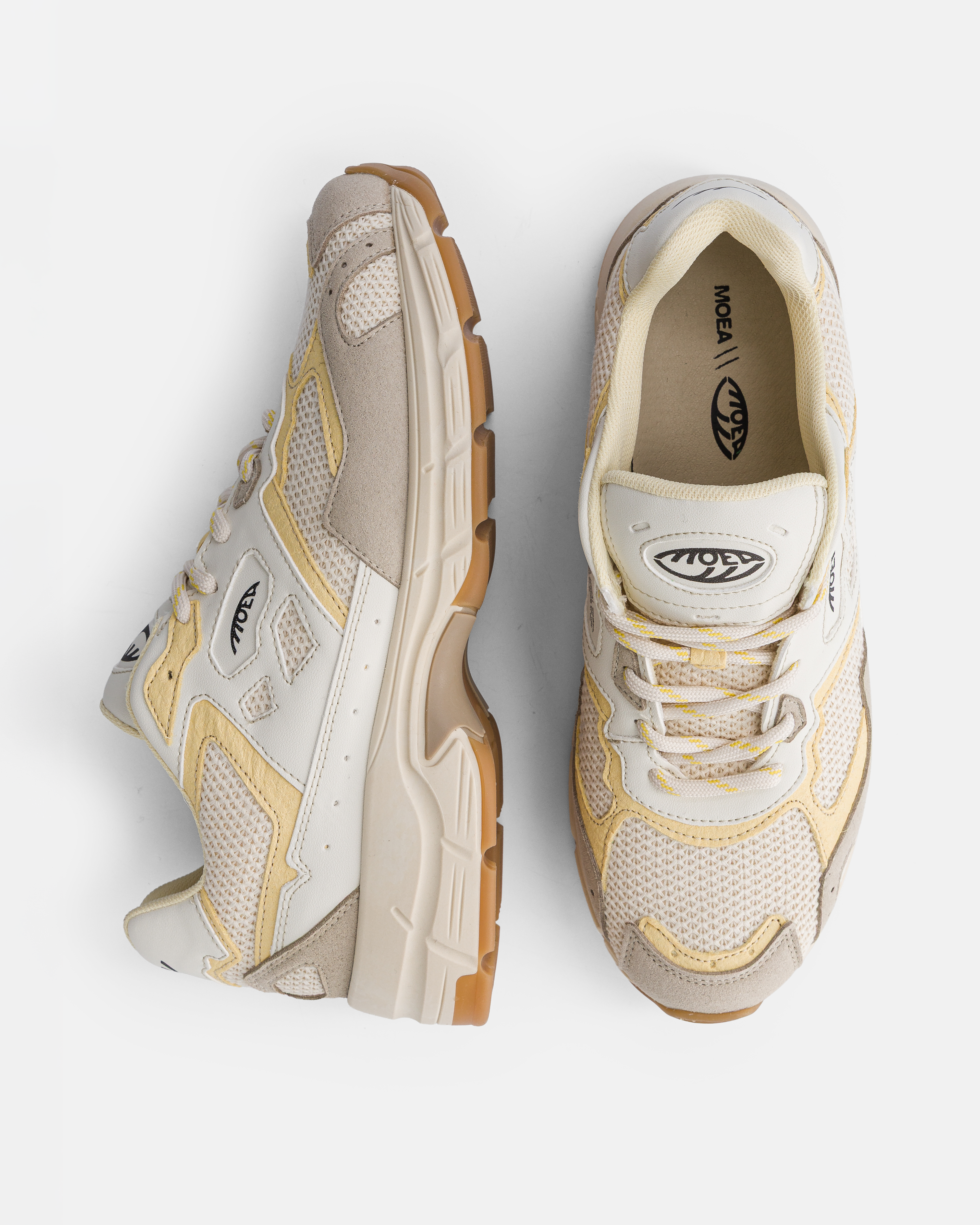 moea-rush-beige-yellow-pineapple-sneaker-herren image 2