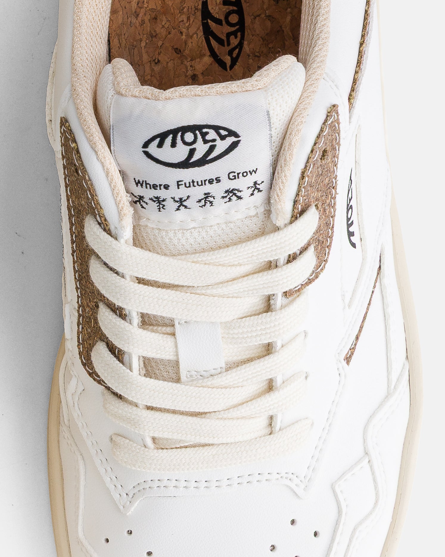 moea-origin-vegane-sneaker-white-brown-palm image 3