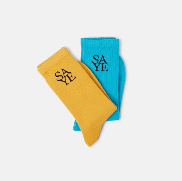 saye-crew-everyday-socken-2er-pack-blue-mustard image 1