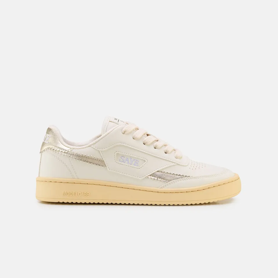 saye-m89-icon-vegane-retro-sneaker-metallic-gold image 1