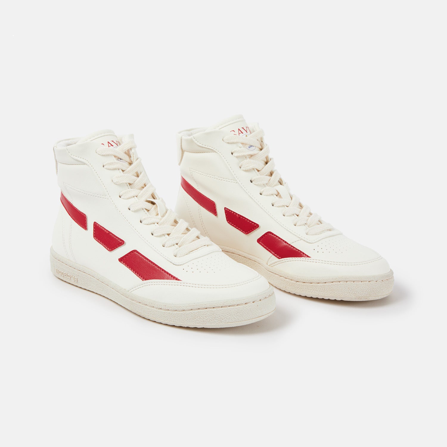 saye-m89-high-apple-sneaker-scarlet-vegan image 3