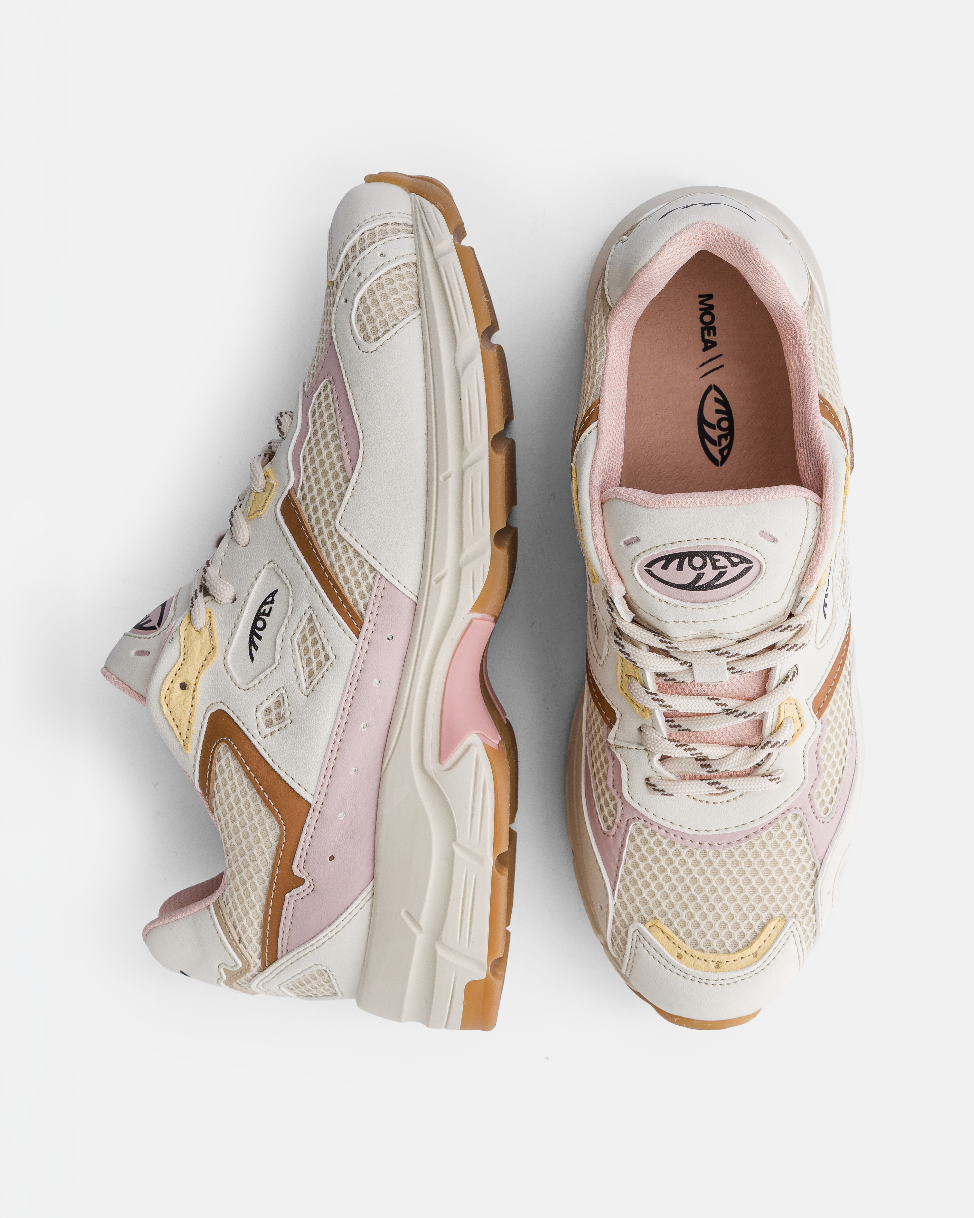 moea-rush-vegane-sneaker-pink-yellow-pineapple image 2