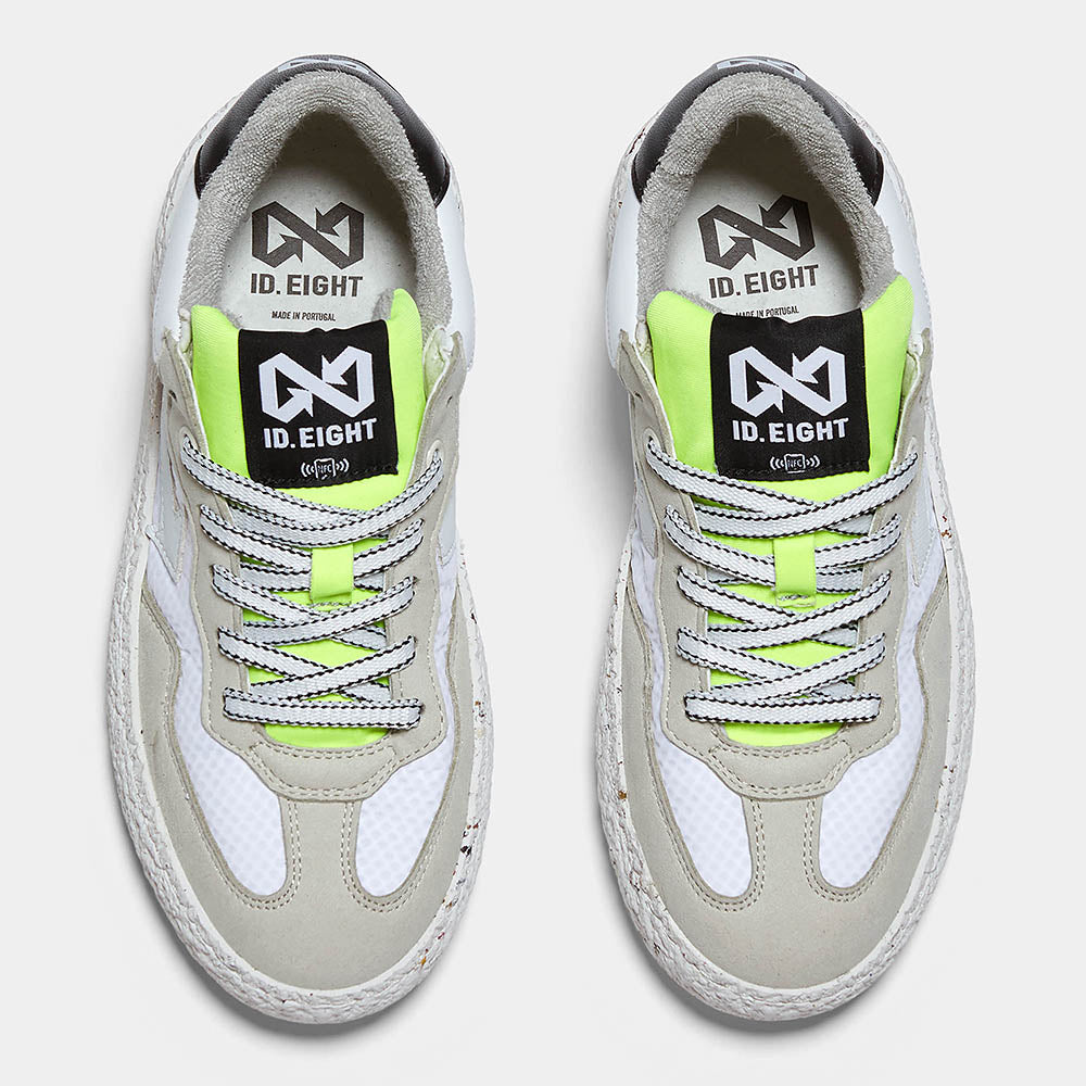 id-eight-uriduri-white-crinkle-vegane-sneaker-wei-neon image 3