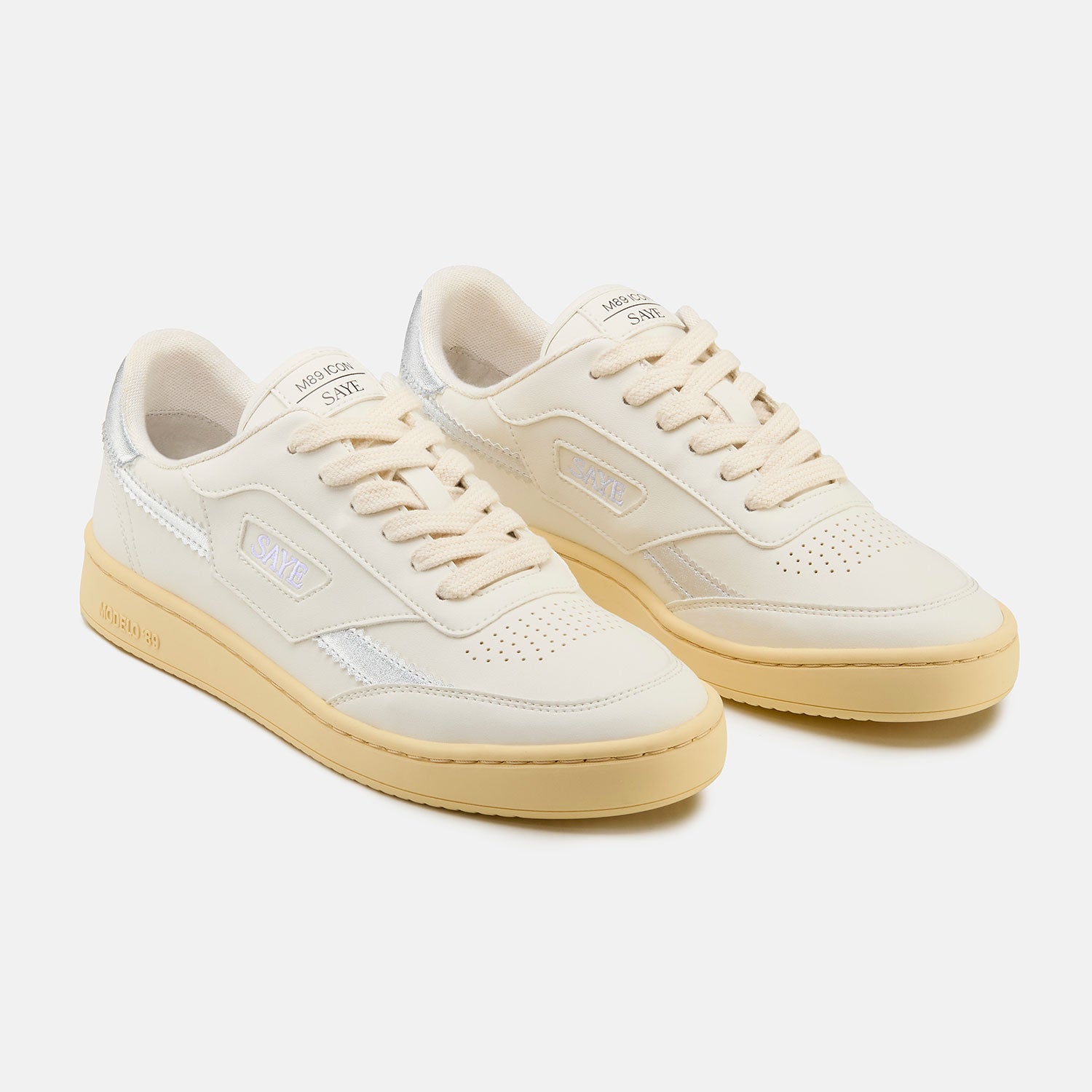 saye-m89-icon-retro-sneaker-metallic-gray image 3