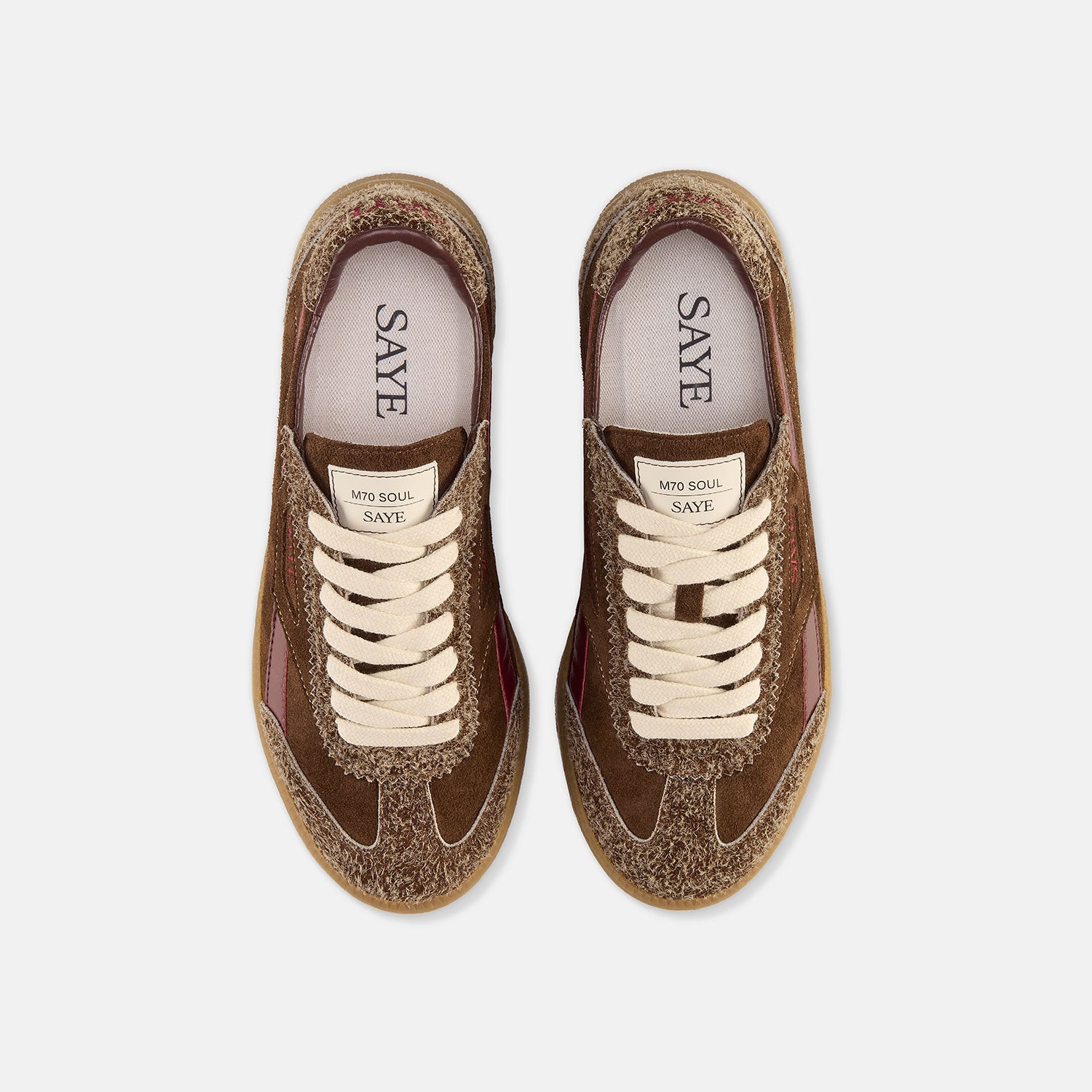 saye-m70-soul-coffee-garnet-unisex-retro-sneaker-aus-suede image 4