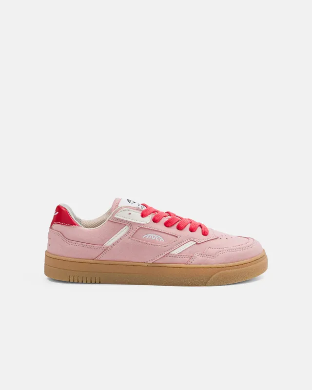moea-origin-low-vegane-sneaker-pink-suede-beige-apple image 1