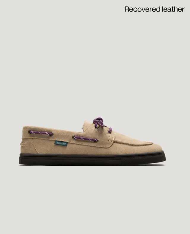 flamingos-life-zero-boat-vegane-sneaker-suede-sand image 1